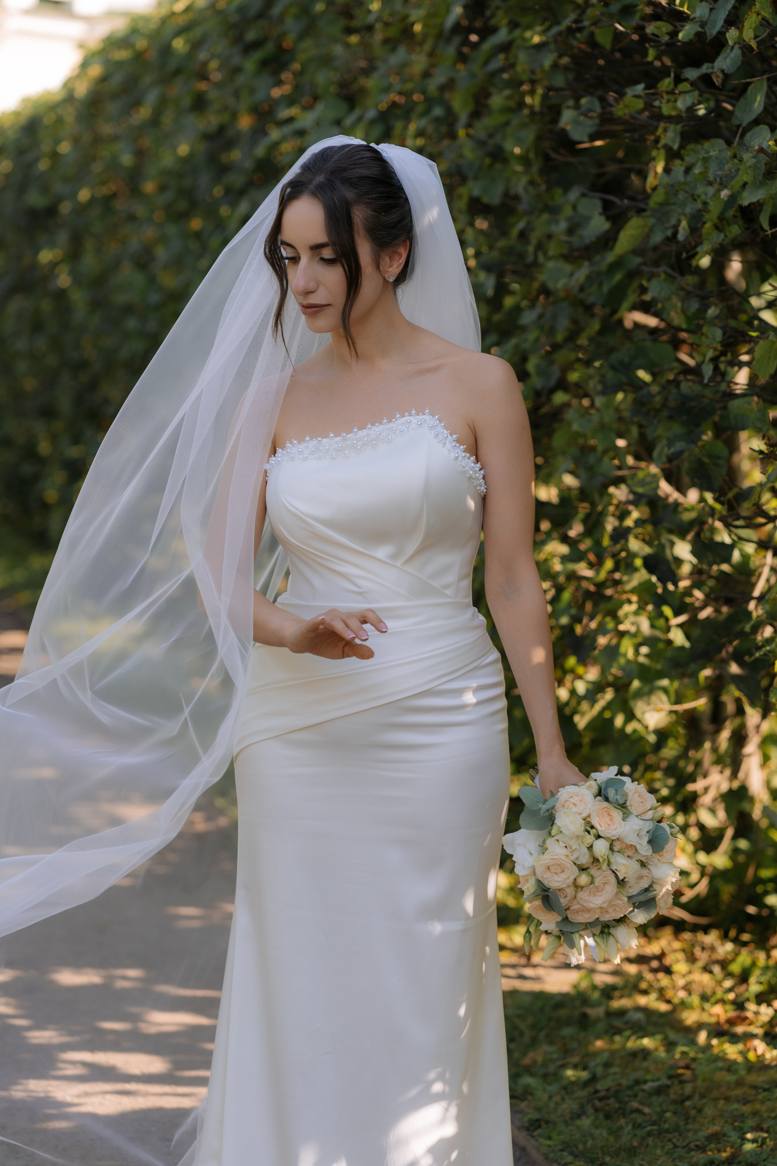 Свадебная фотосессия в Москве, парк Кусково. Свадебный фотограф в Москве Анна Полушина