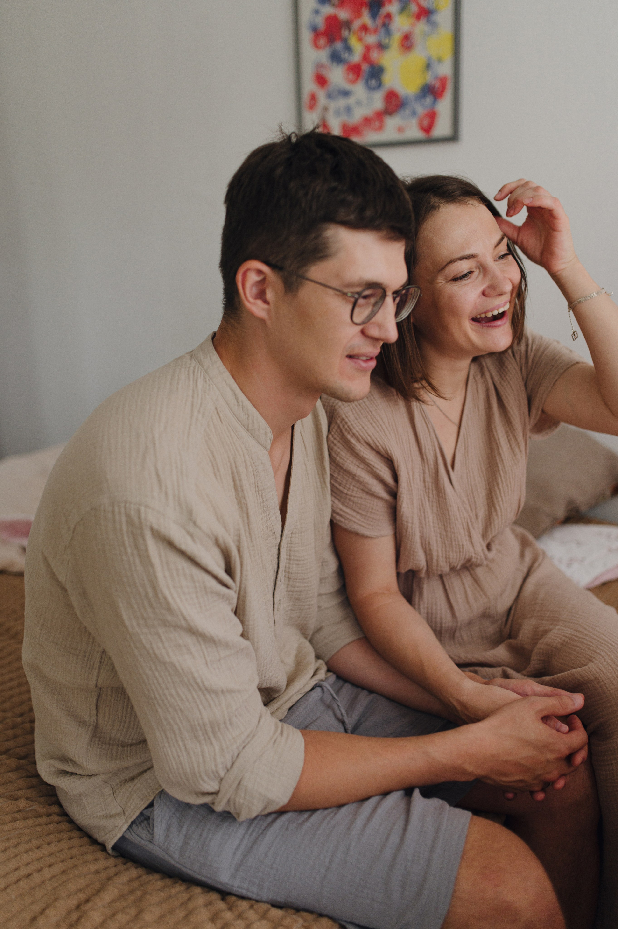 Ульяна, Яша и Лия. Домашняя история. Свадебный фотограф Москва и Санкт-Петербург. Анастасия Чудина