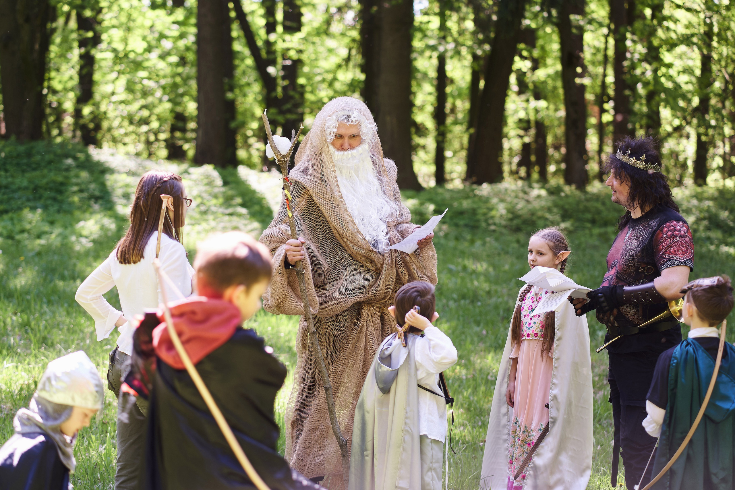 День Рождения в стиле Властелина Колец. Фотограф в Москве Нафиков Руслан. Репортажная съемка, Портрет