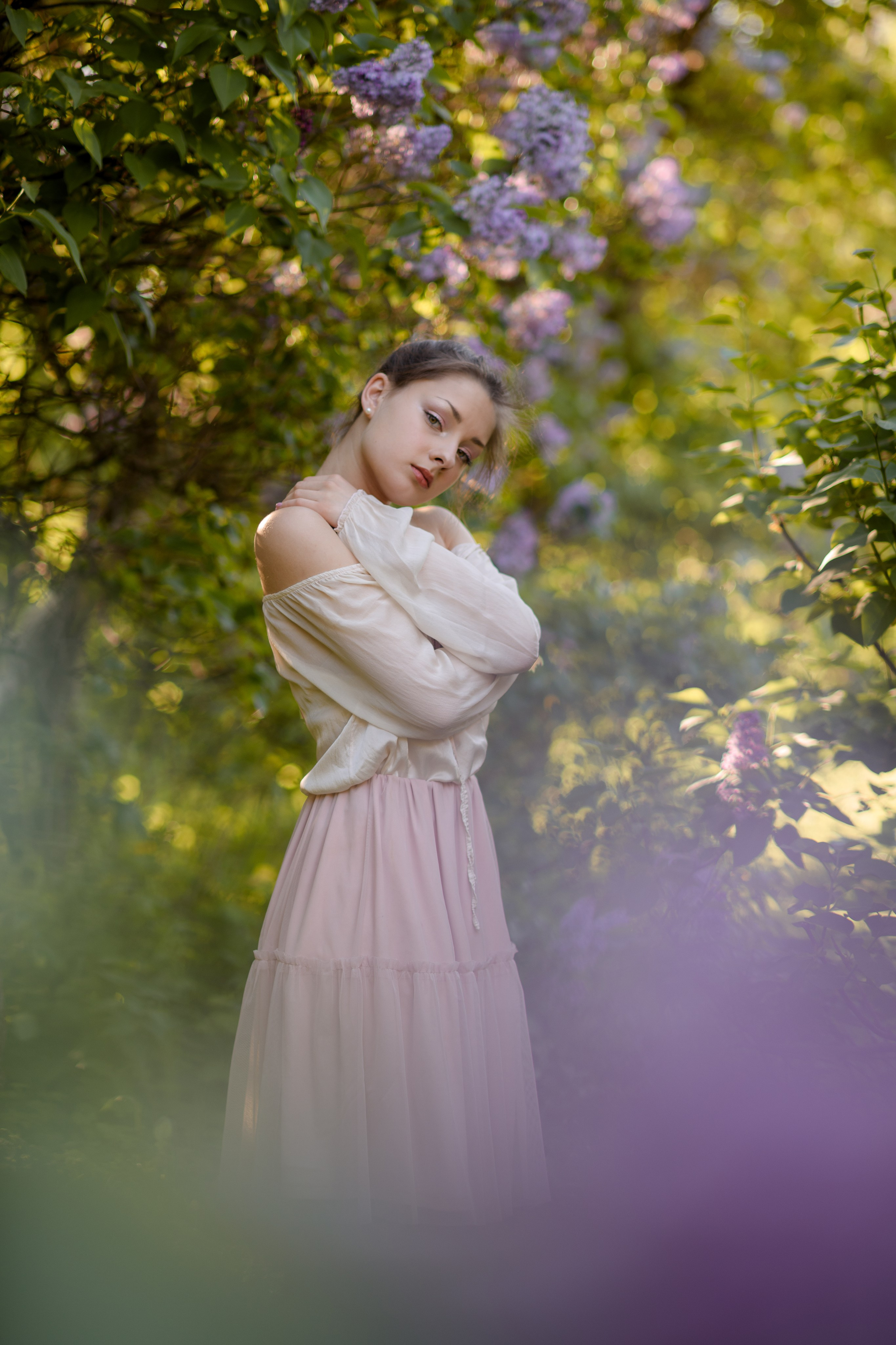 Фотосессия в сиреневом саду. Главная