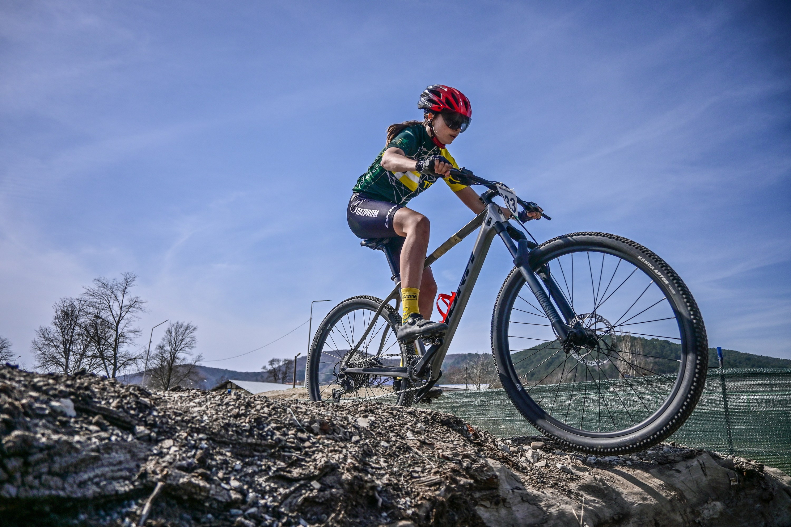 Маунтинбайк, кросс-кантри в Архипо-Осиповке 16 марта 2025. Спортивный фотограф, фотожурналист Павел Ларькин