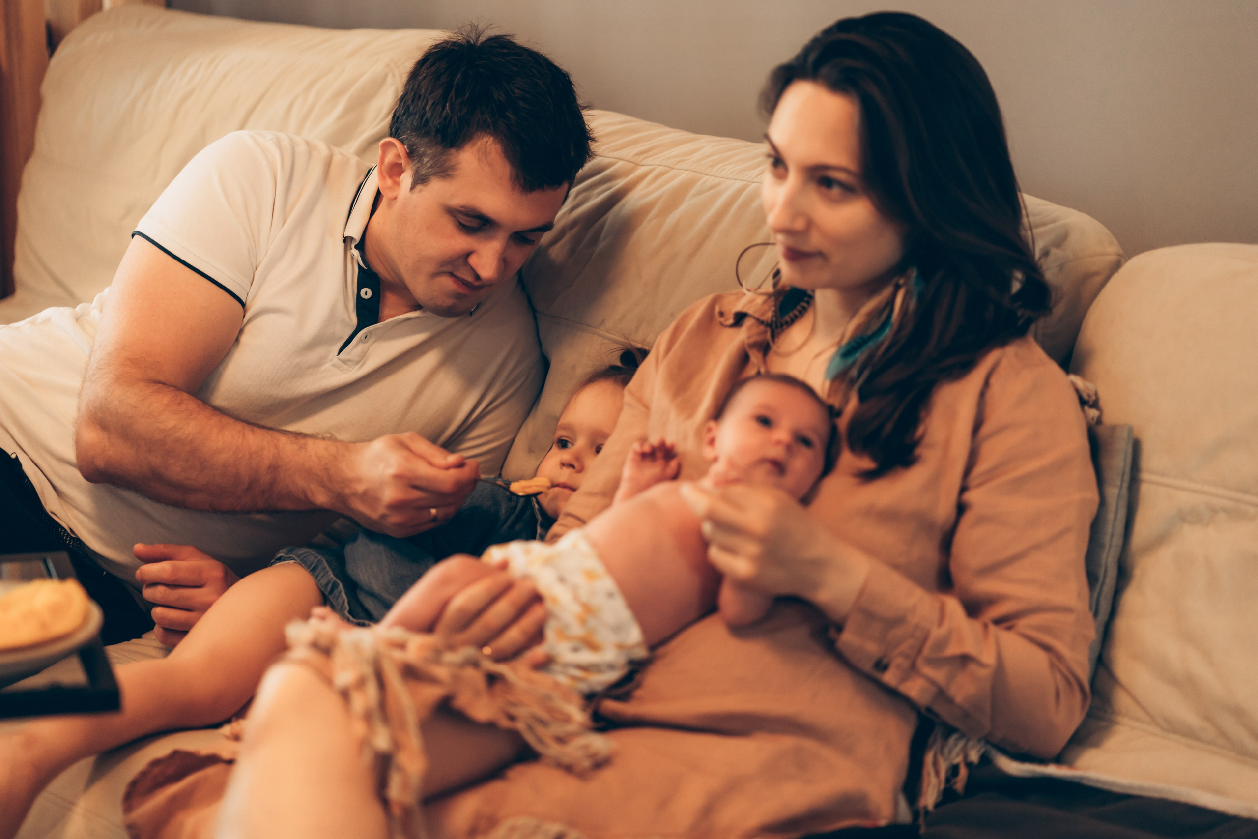 Воскресное утро семьи Алин. Семейный фотограф в Томске Зарина Азизбаева