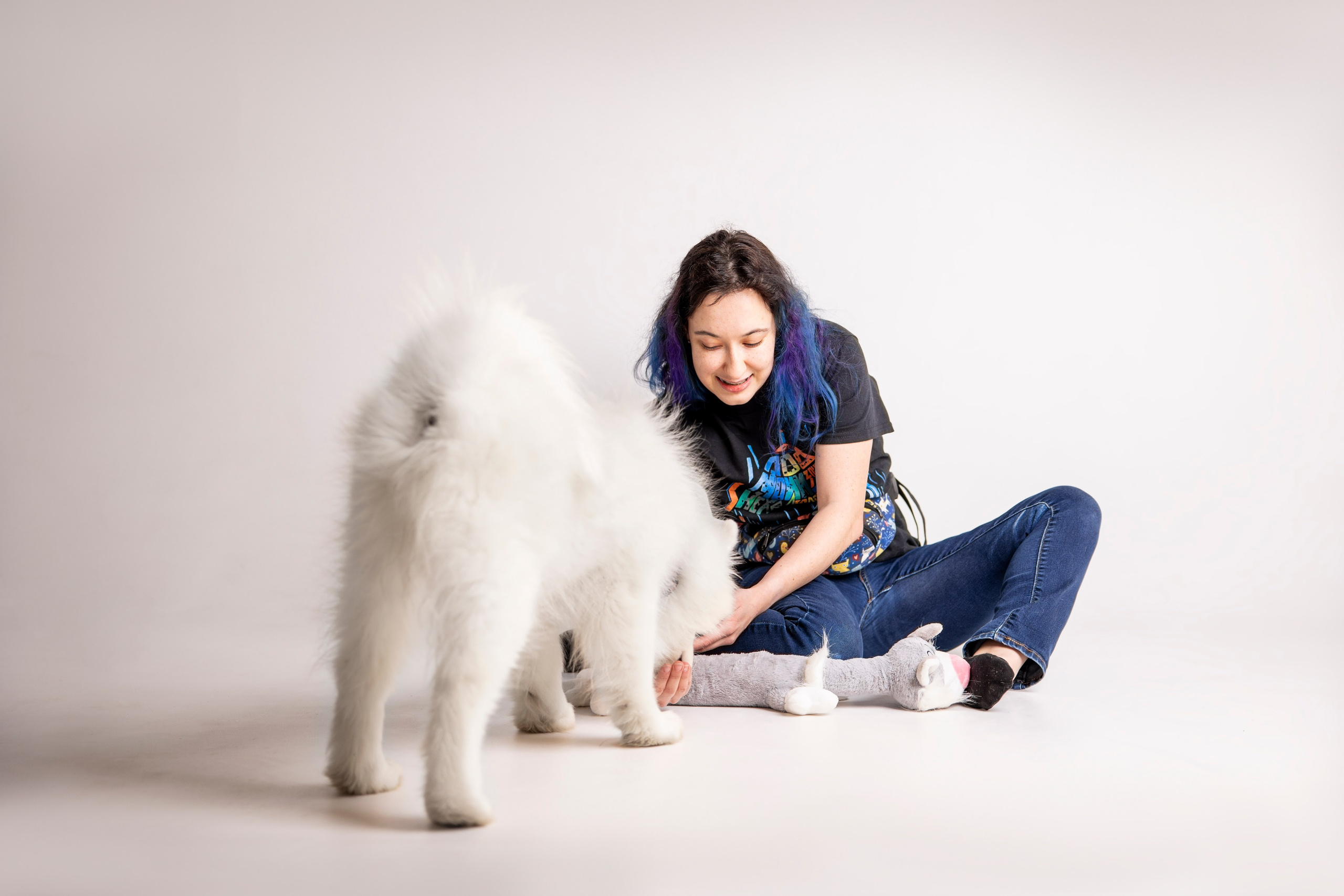 Кая и Даяна. Фотограф анималист в Москве Майорова Евгения