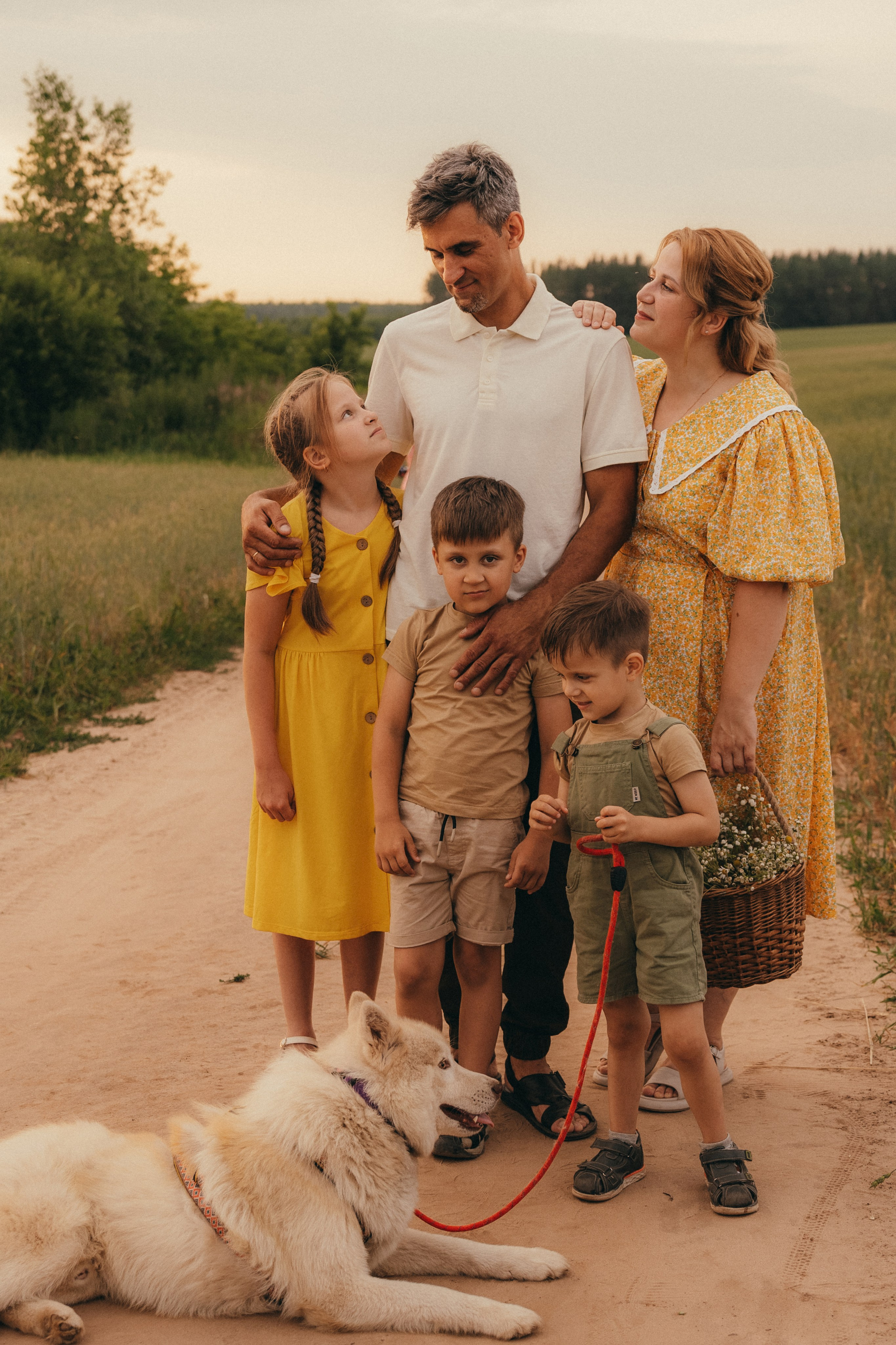 Алексей, Юля, Матрона Аркадий, Прохор. Семейный фотограф • Домашние съемки в Нижнем Новгороде