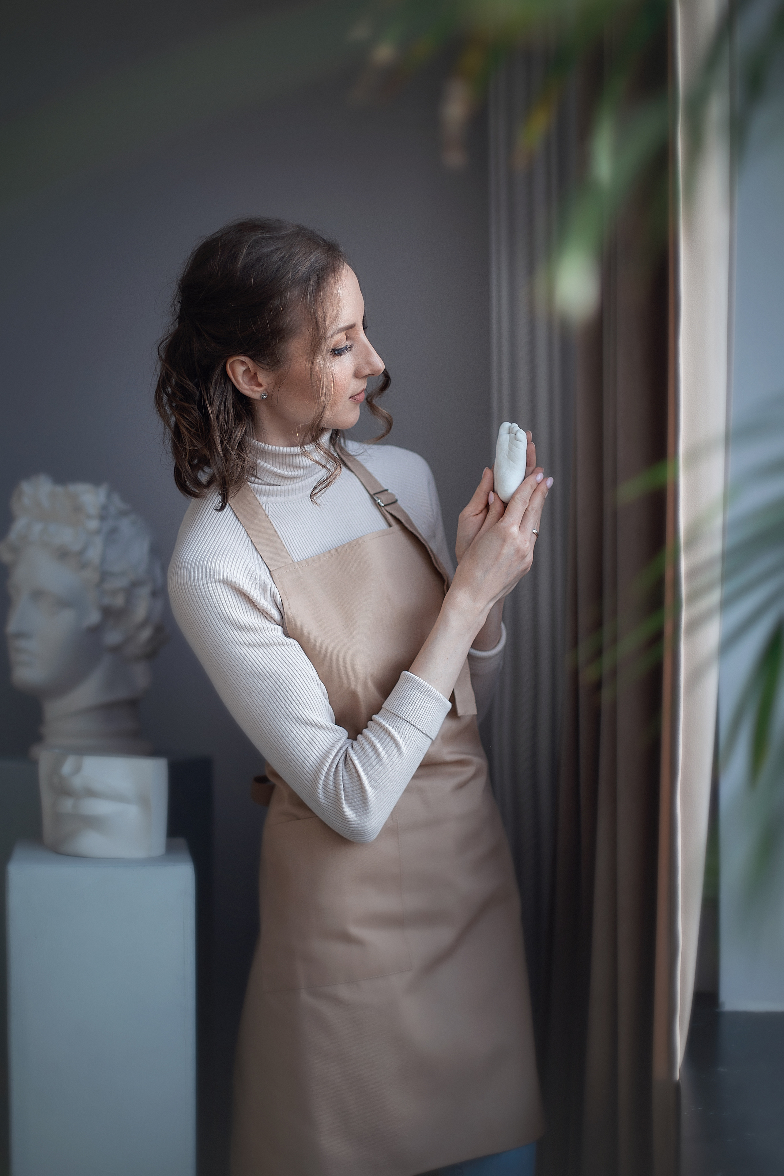 Скульптур Елена. Слепки ручек/ножек малышей и семейные скульптуры_2022. Семейный фотограф в Санкт-Петербурге