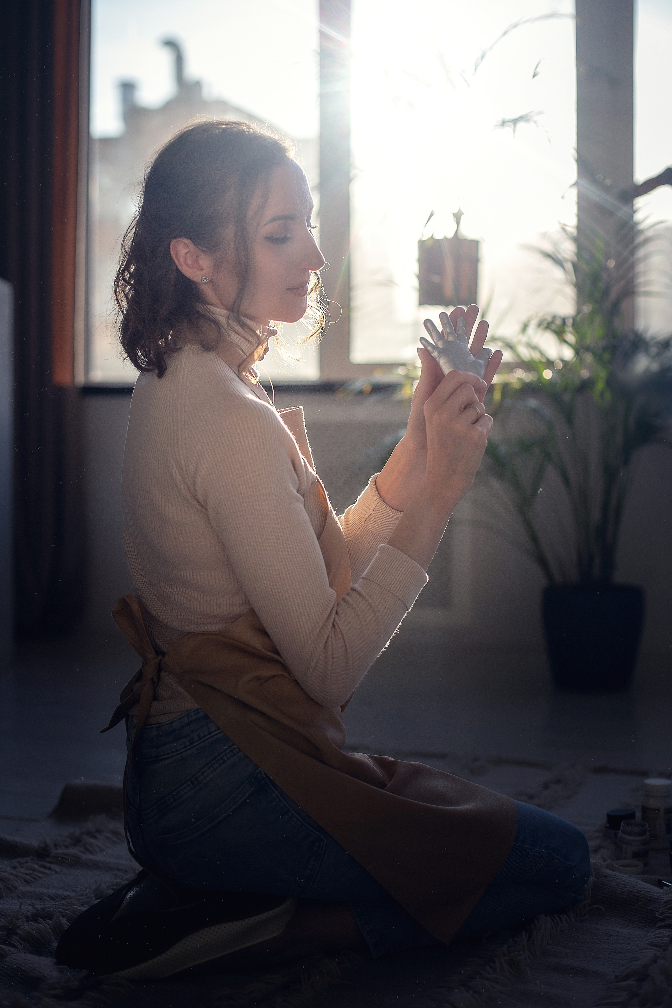 Скульптур Елена. Слепки ручек/ножек малышей и семейные скульптуры_2022. Семейный фотограф в Санкт-Петербурге