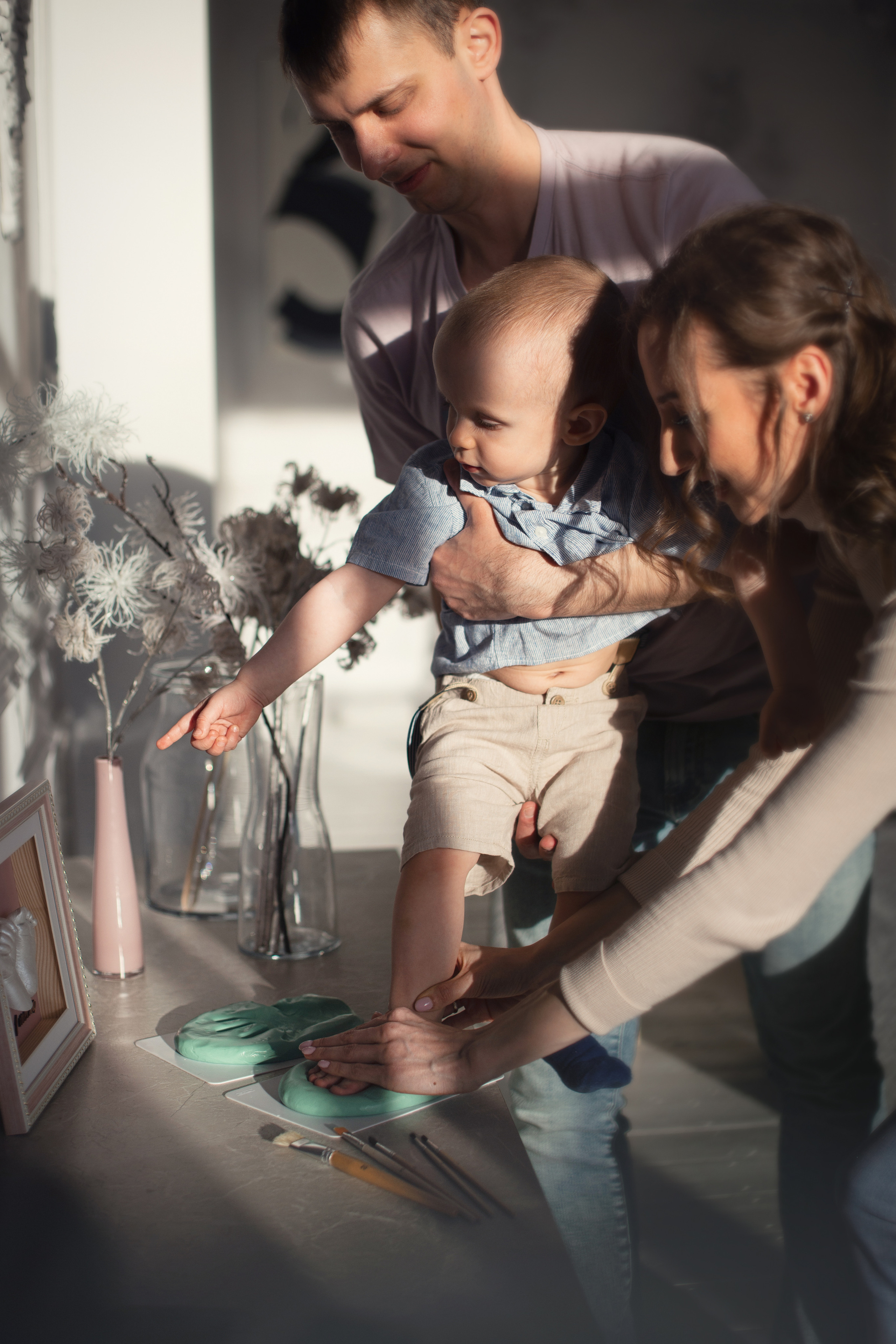 Скульптур Елена. Слепки ручек/ножек малышей и семейные скульптуры_2022. Семейный фотограф в Санкт-Петербурге
