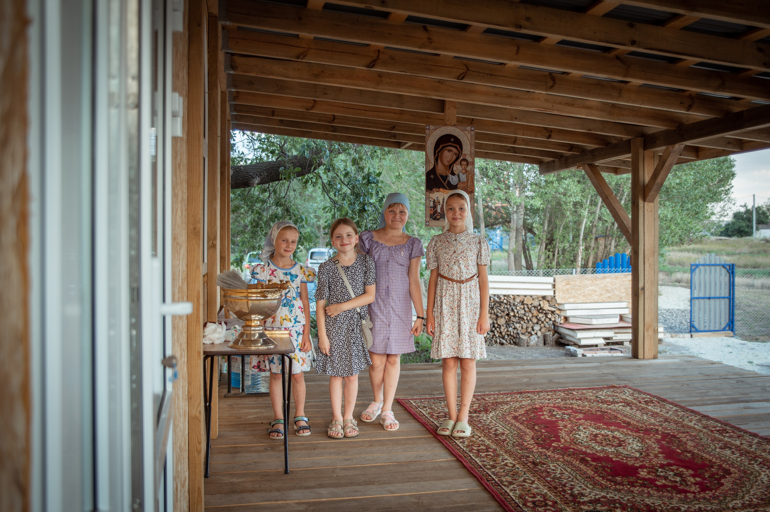 Освещение купола в храме Казанской иконы Божьей Матери х. Закутский. Церковный, семейный и репортажный фотограф Волгоград, Волжский