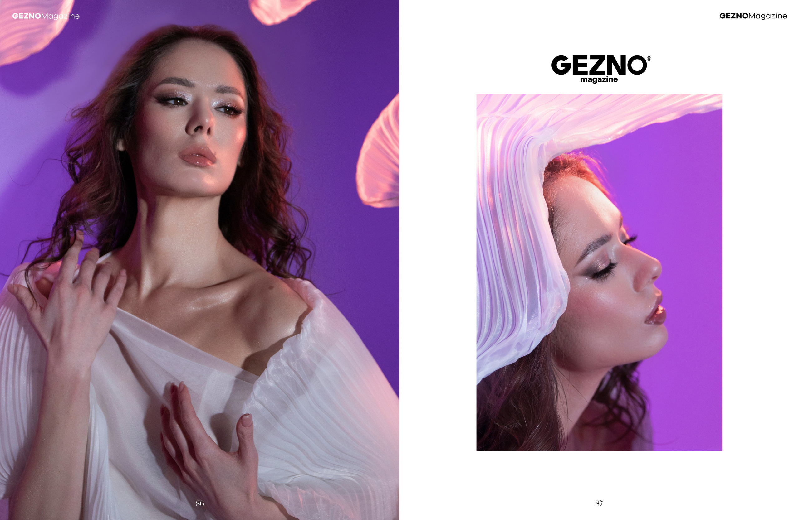 Студийная сьемка. Публикация в GENZO magazine. Портретный фотограф в Санкт-Петербурге Савельева Ольга
