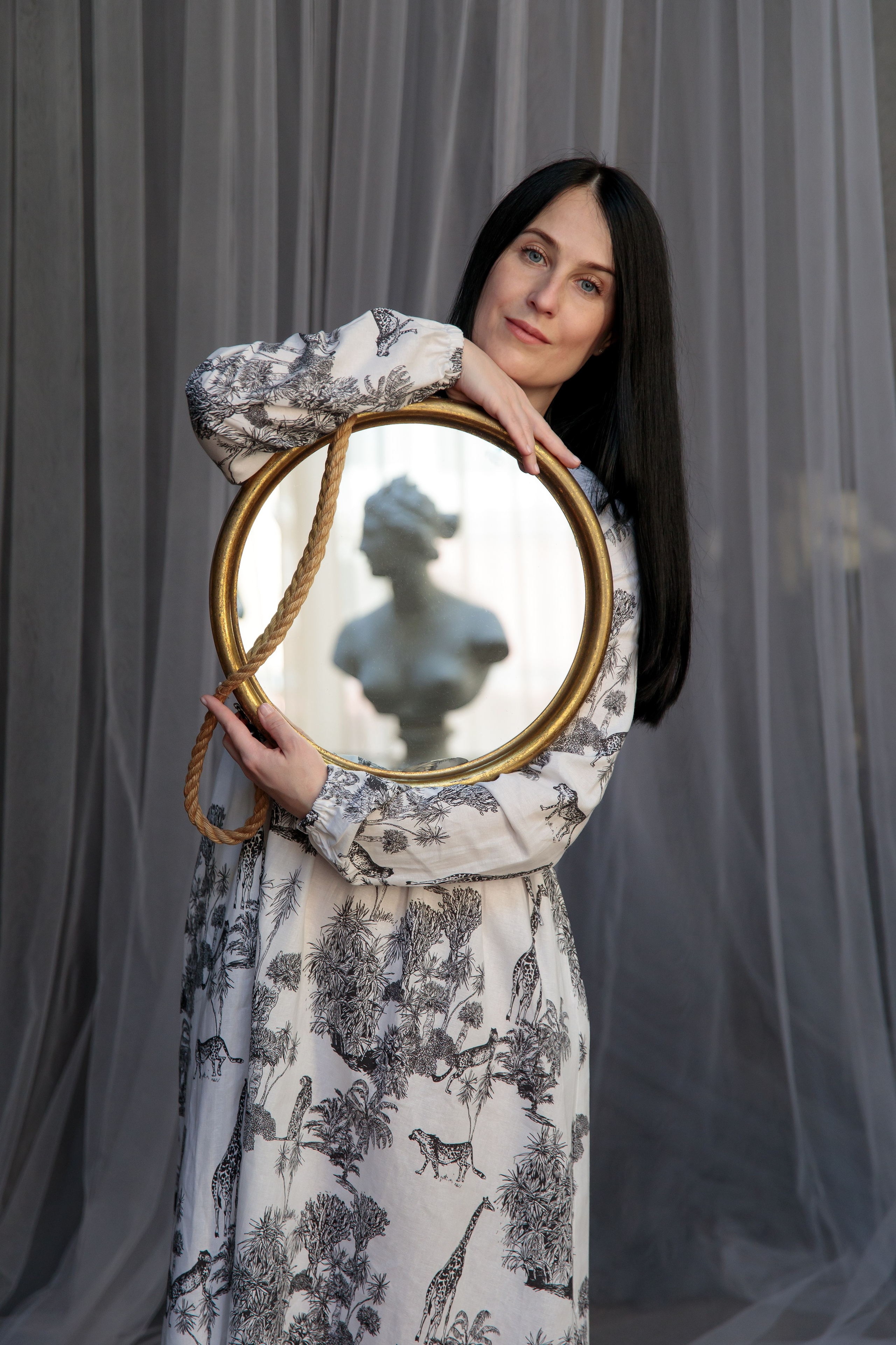 Ольга. Оранжерея. Фотограф в Москве Надуева Татьяна. Женский портрет, детский портрет, с