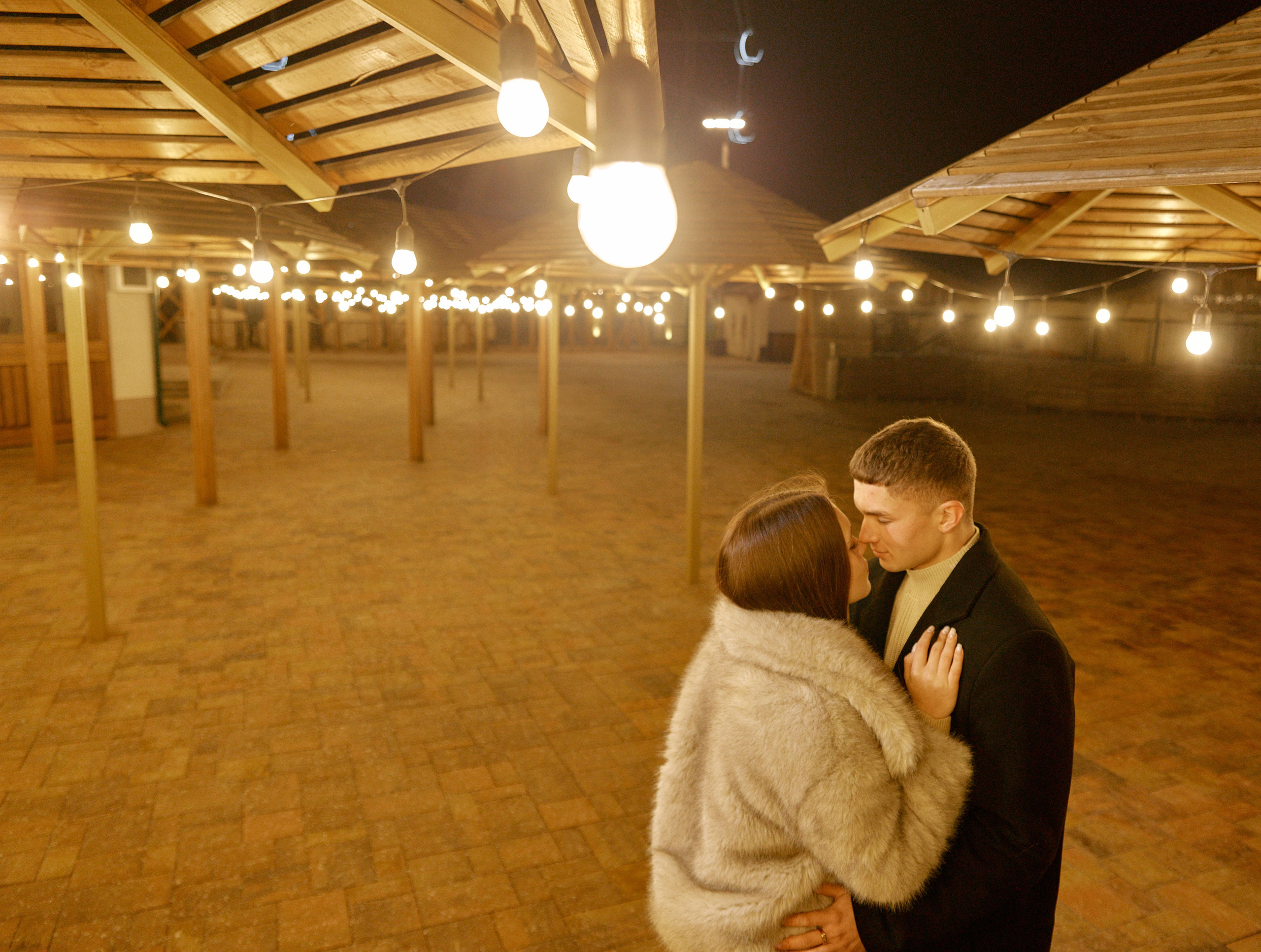 Зимняя фотосессия love story