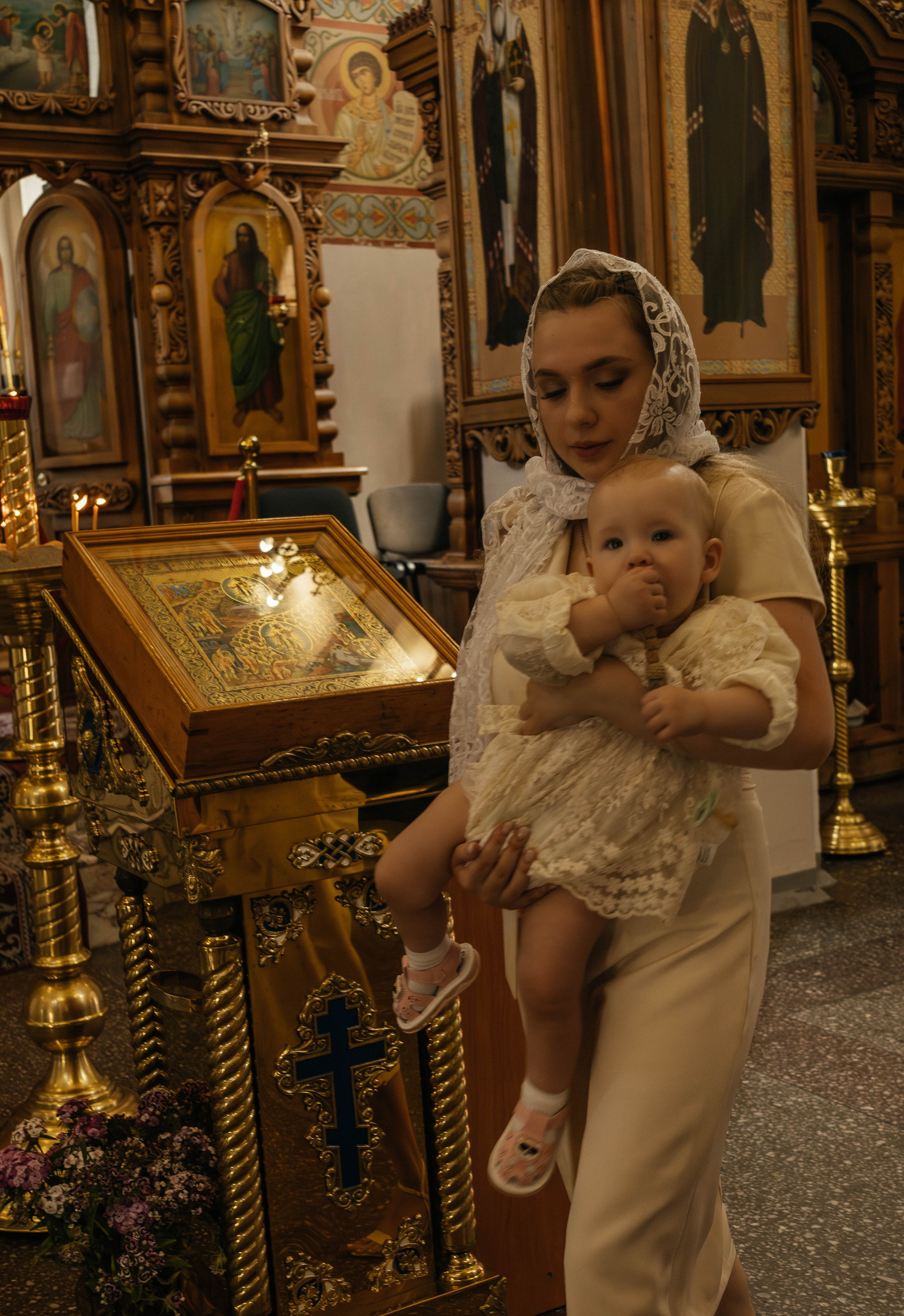 Крещение. Фотограф Ксения Соколова — портретная, свадебная и семейная съемки в Барнауле