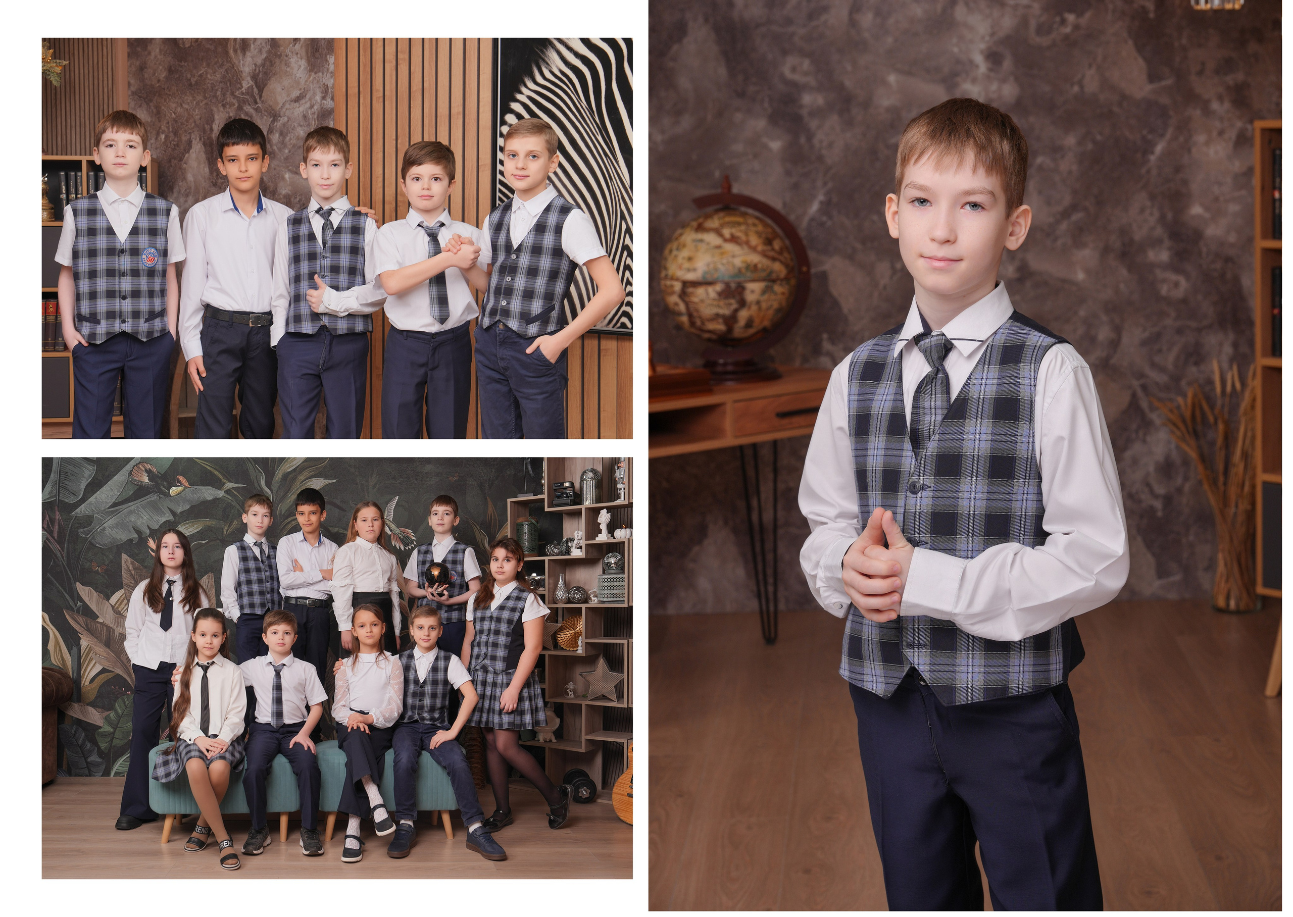 ШКОЛА 50 — 4 «В» класс. Красивый выпускной альбом в Краснодаре