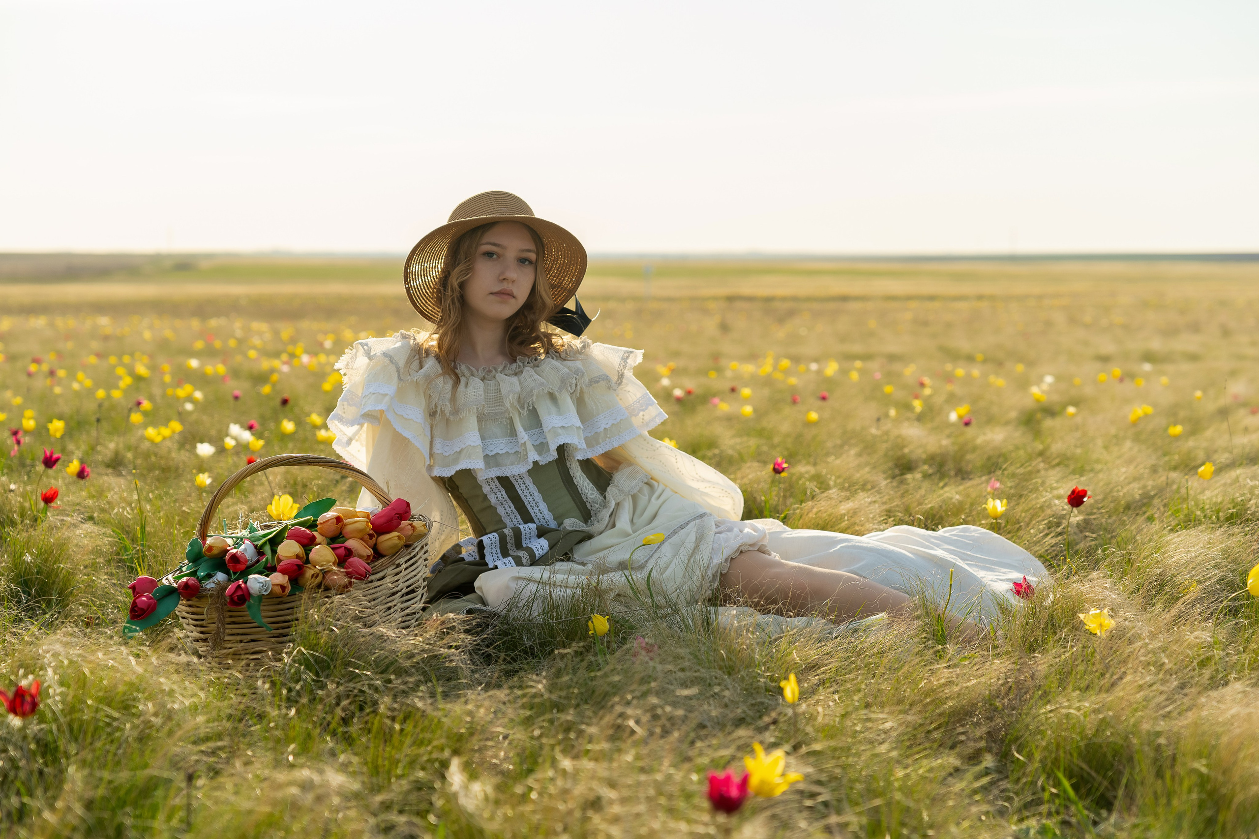 Фотосессия в поле. Фотограф Саратов/Энгельс