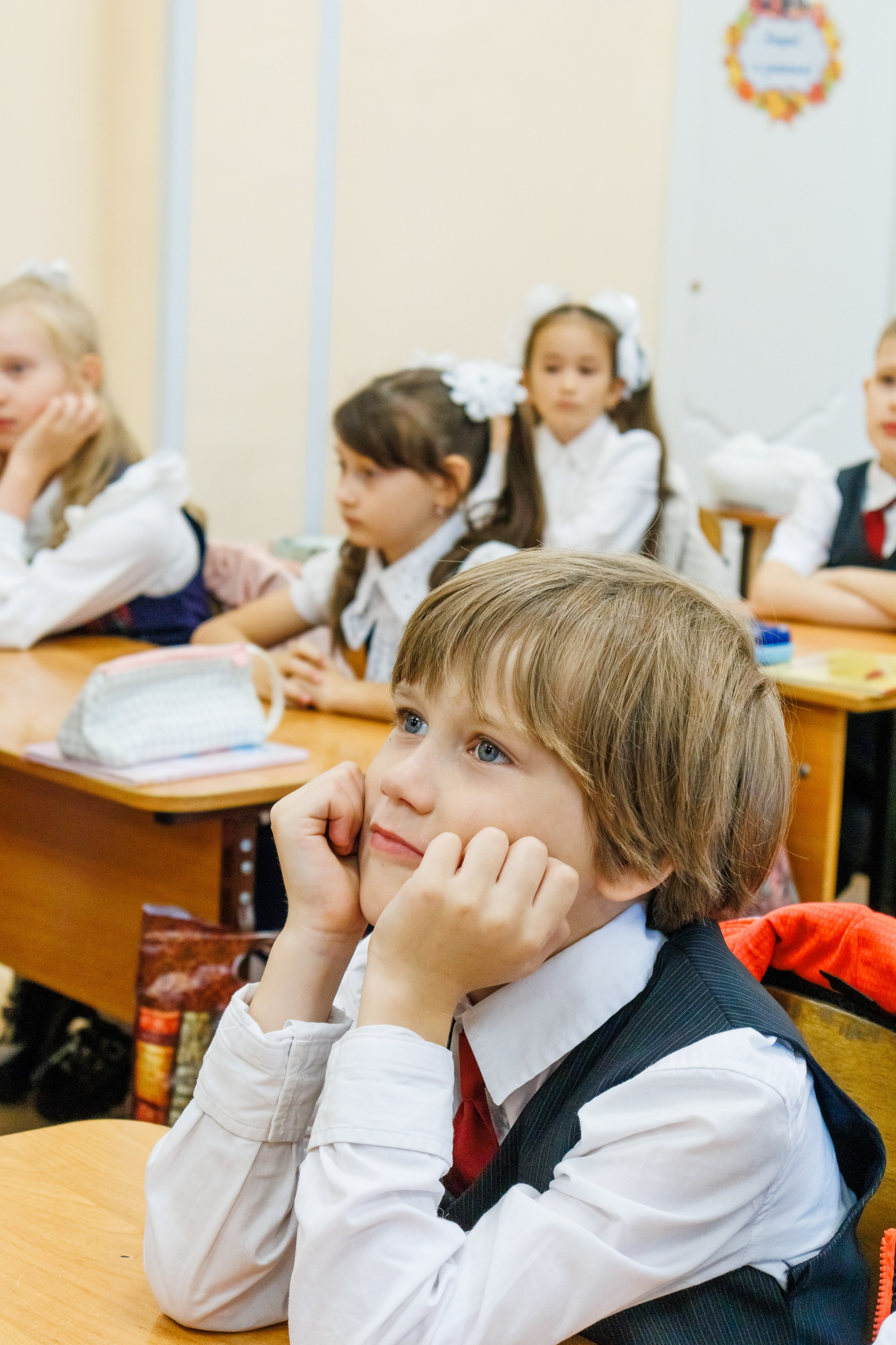 Первый урок школа 206. Фотограф в Новосибирске Евгений Маслов