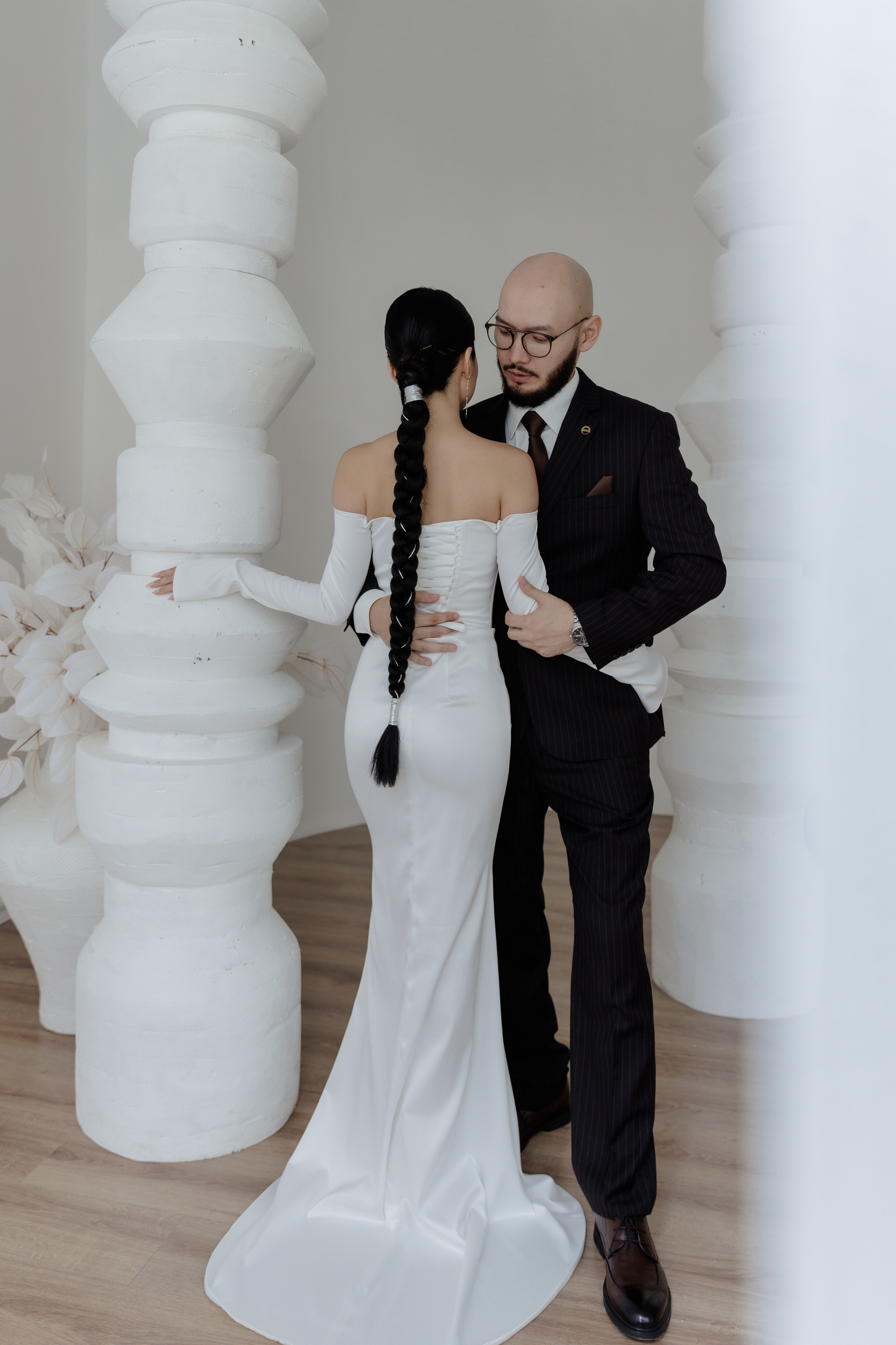 Свадебная в студии. Фотограф Костанай Кукуруза Анжела