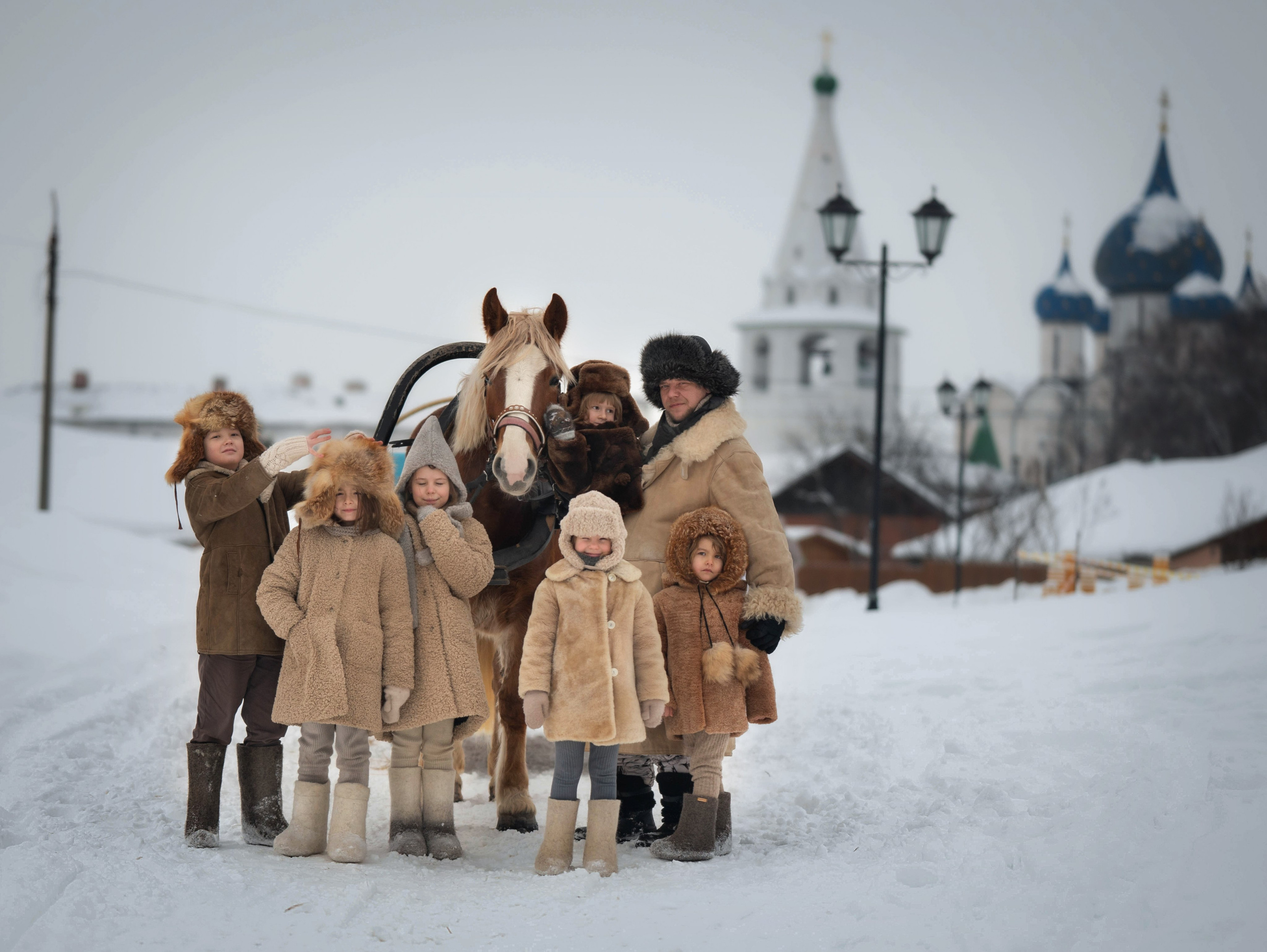 Зимний Суздаль. Детский и семейный фотограф