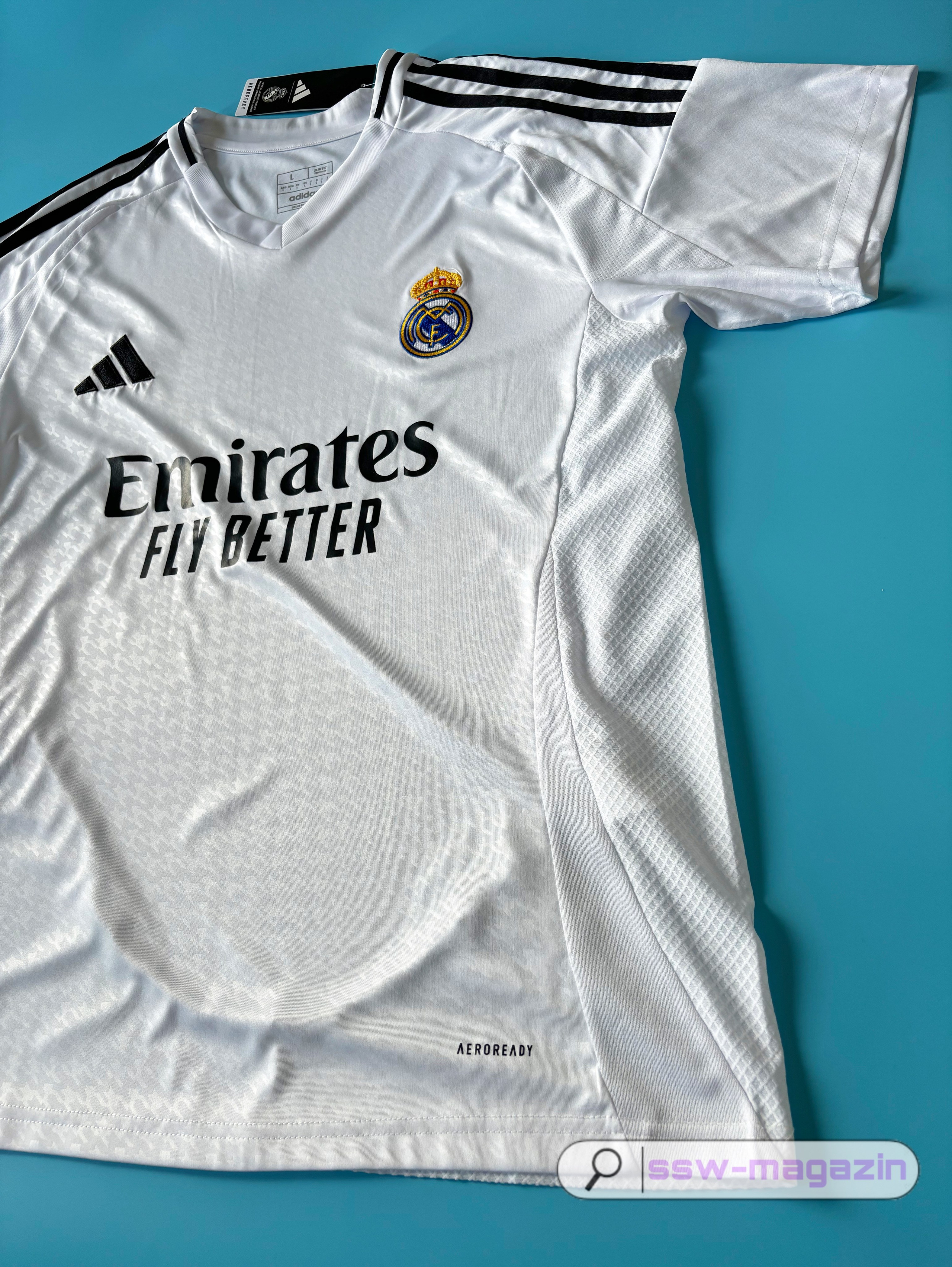Футболка Real Madrid 2024-2025 домашняя. Футбольный магазин — ssw_magazin