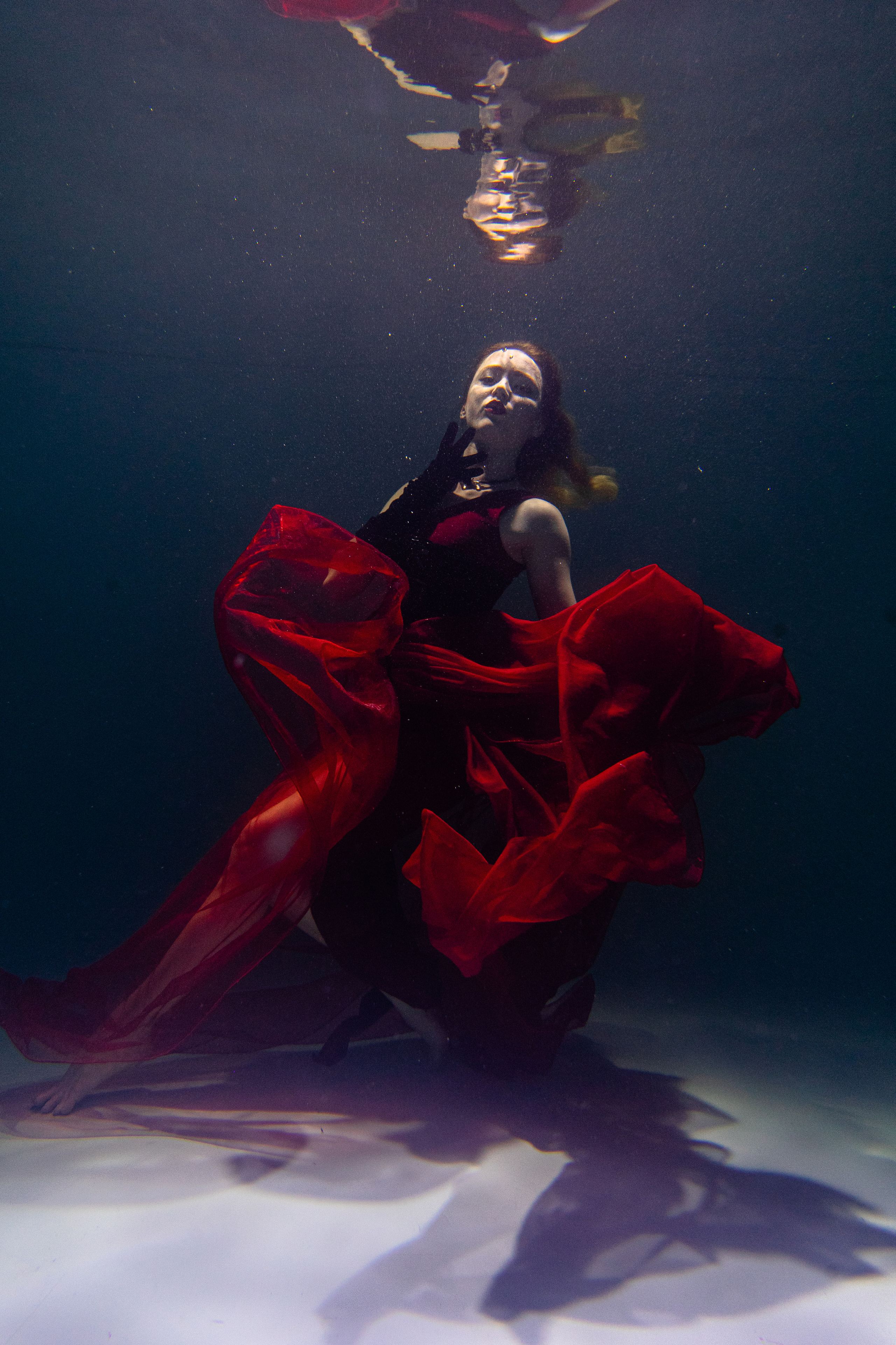 Подводная фотосессия. Катерина Мельникова. Портретный фотограф Москва и Химки