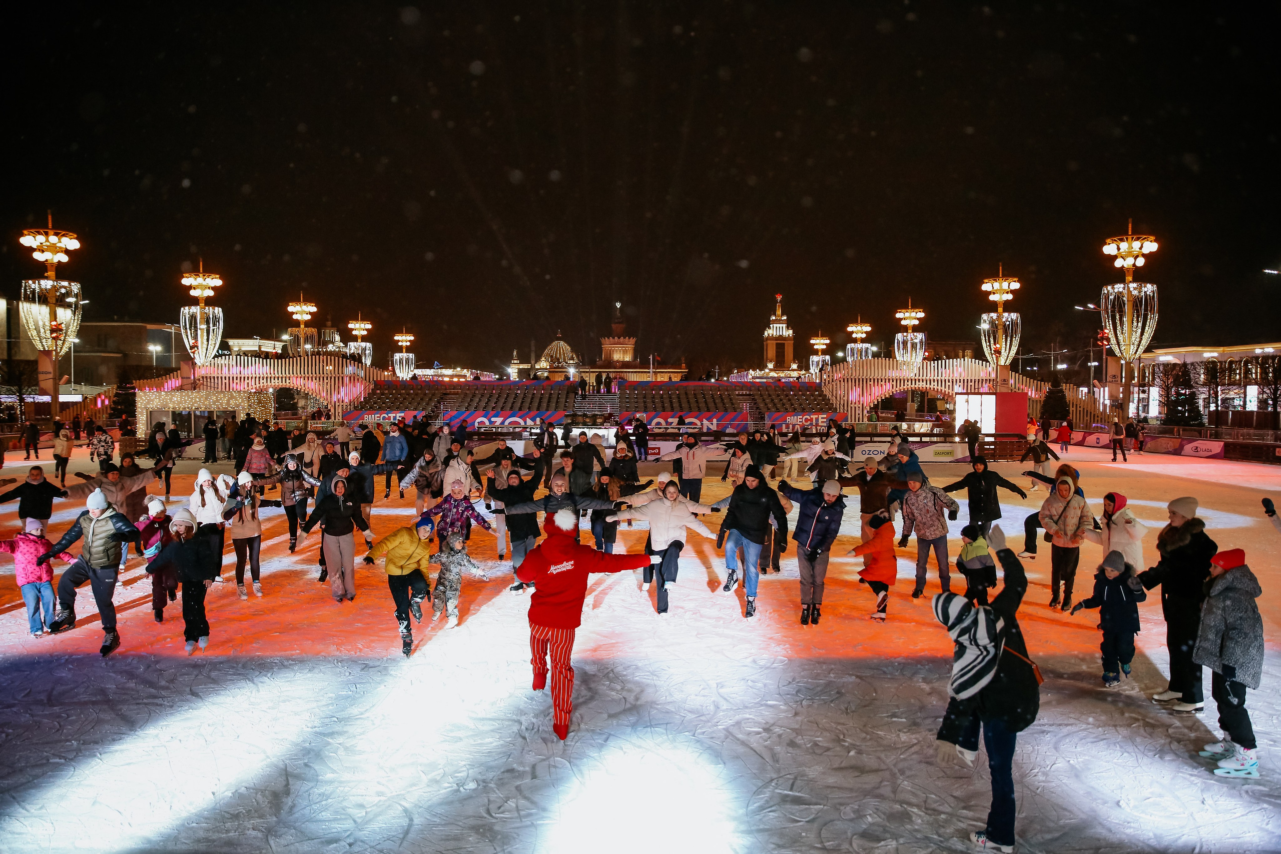 Ледовое шоу ВДНХ проект Московское чаепитие. Фотограф и видеограф Анна Домашенко