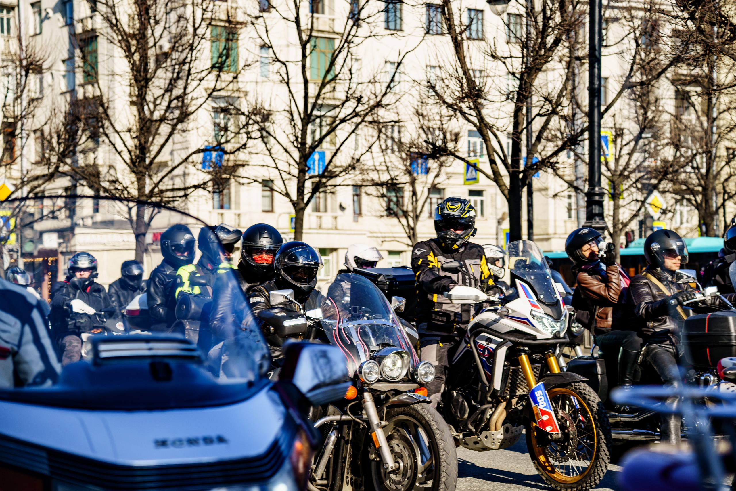 Прохват мотоклуба Norman Riders ч.1. Концертный и репортажный фотограф в Санкт-Петербурге Слава Пахомов