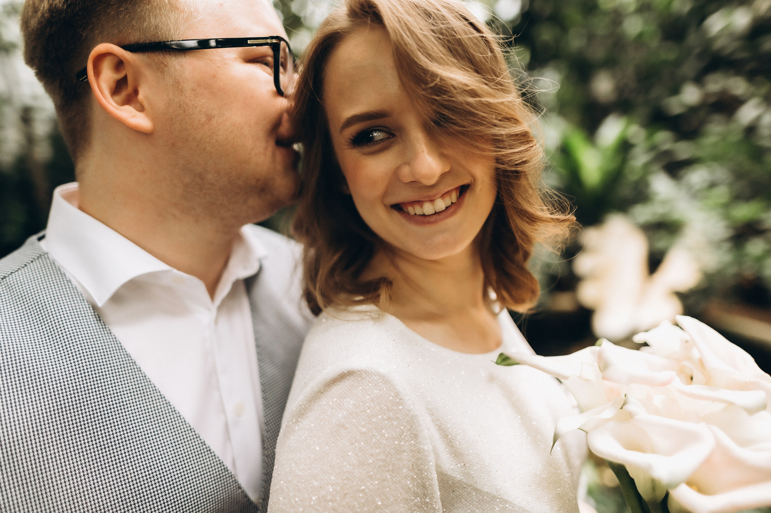 Загс+Оранжерея (камерная свадьба). Фотограф ПИТЕР СПБ Надежда Баранова