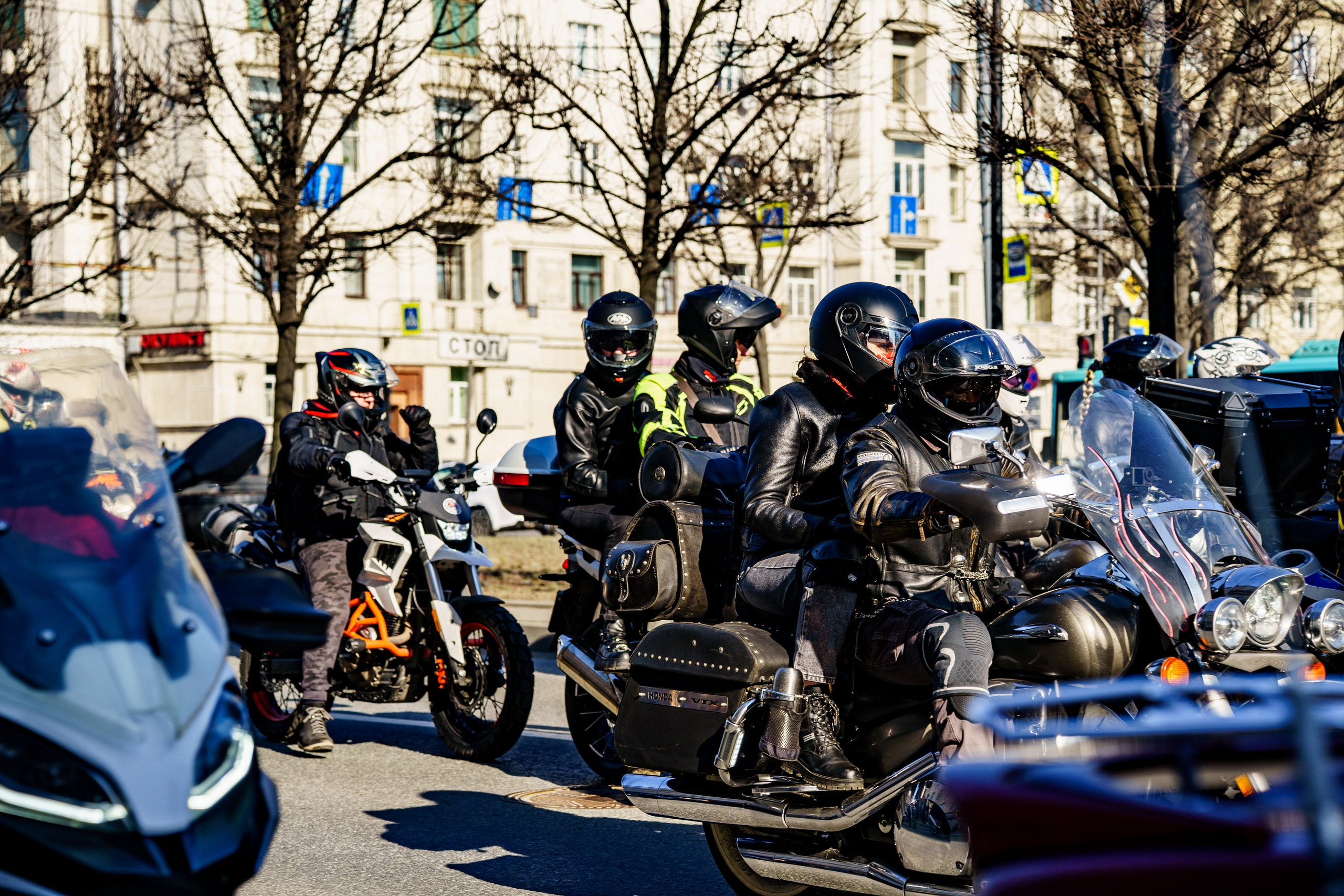 Прохват мотоклуба Norman Riders ч.1. Концертный и репортажный фотограф в Санкт-Петербурге Слава Пахомов