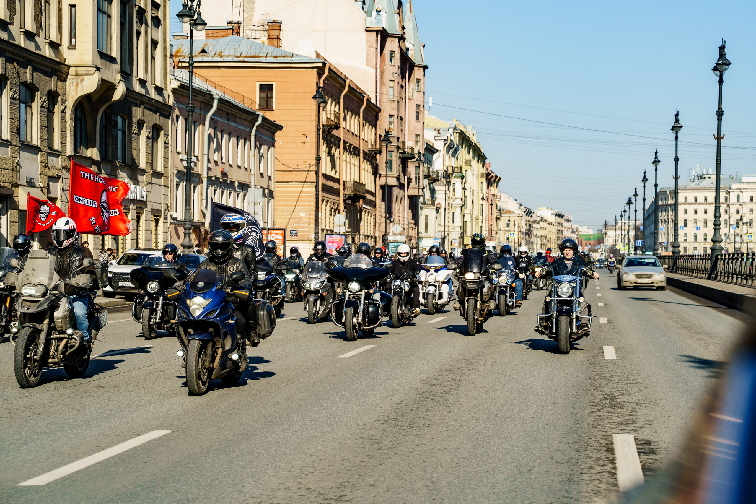 Прохват мотоклуба Norman Riders ч.1. Концертный и репортажный фотограф в Санкт-Петербурге Слава Пахомов