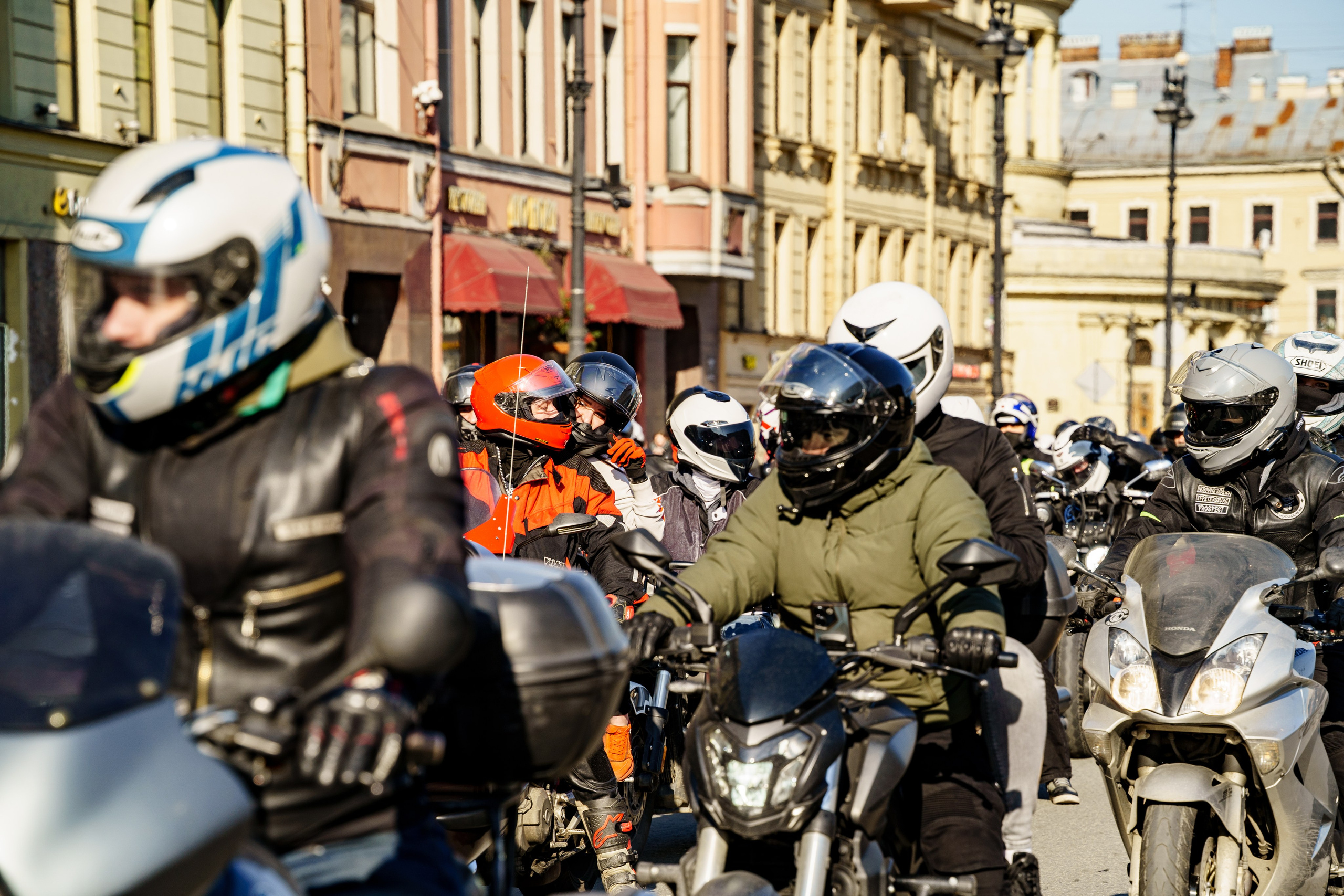 Прохват мотоклуба Norman Riders ч.1. Концертный и репортажный фотограф в Санкт-Петербурге Слава Пахомов