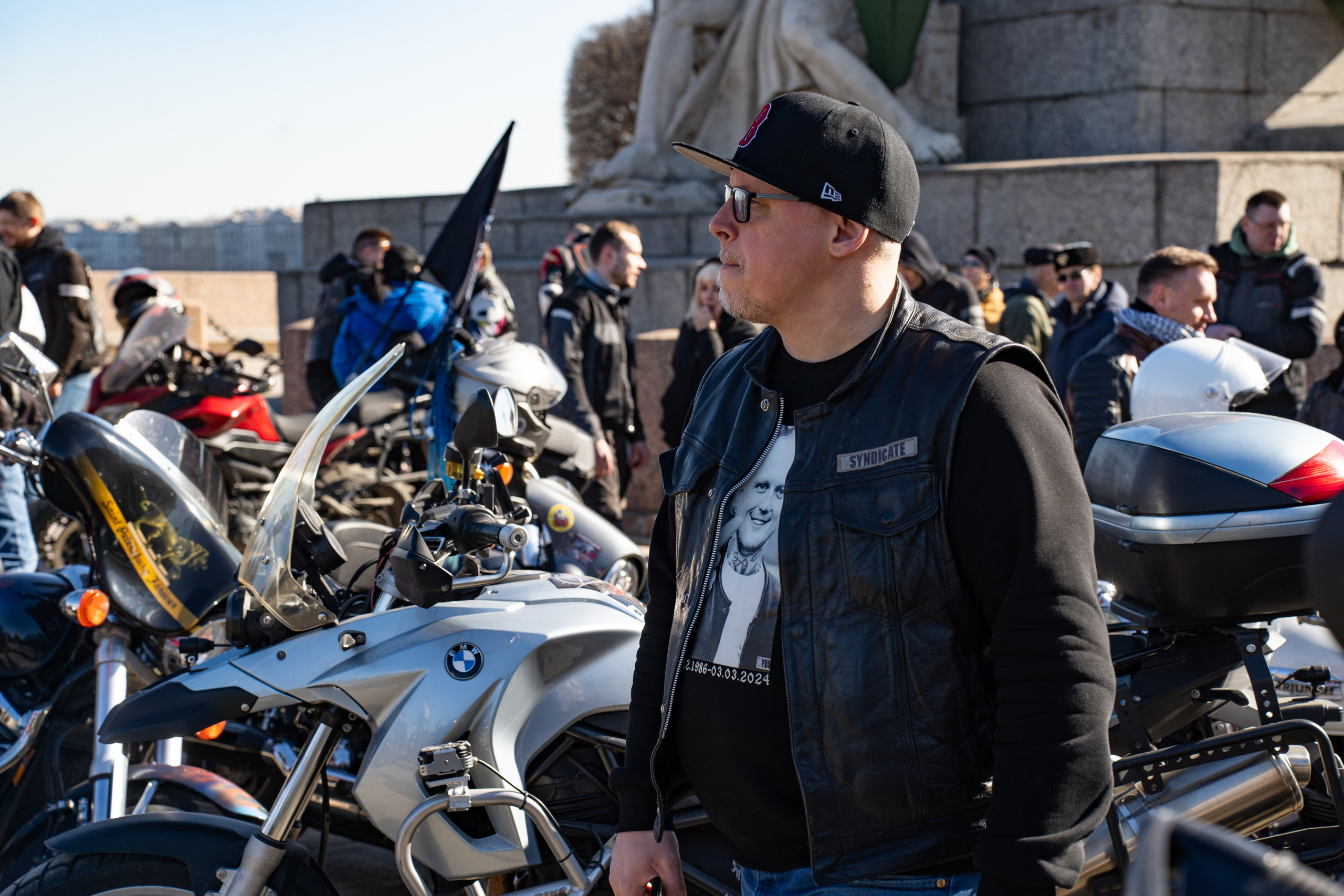 Весенний прохват мотоклуба Normans Riders MC. Концертный и репортажный фотограф в Санкт-Петербурге Слава Пахомов