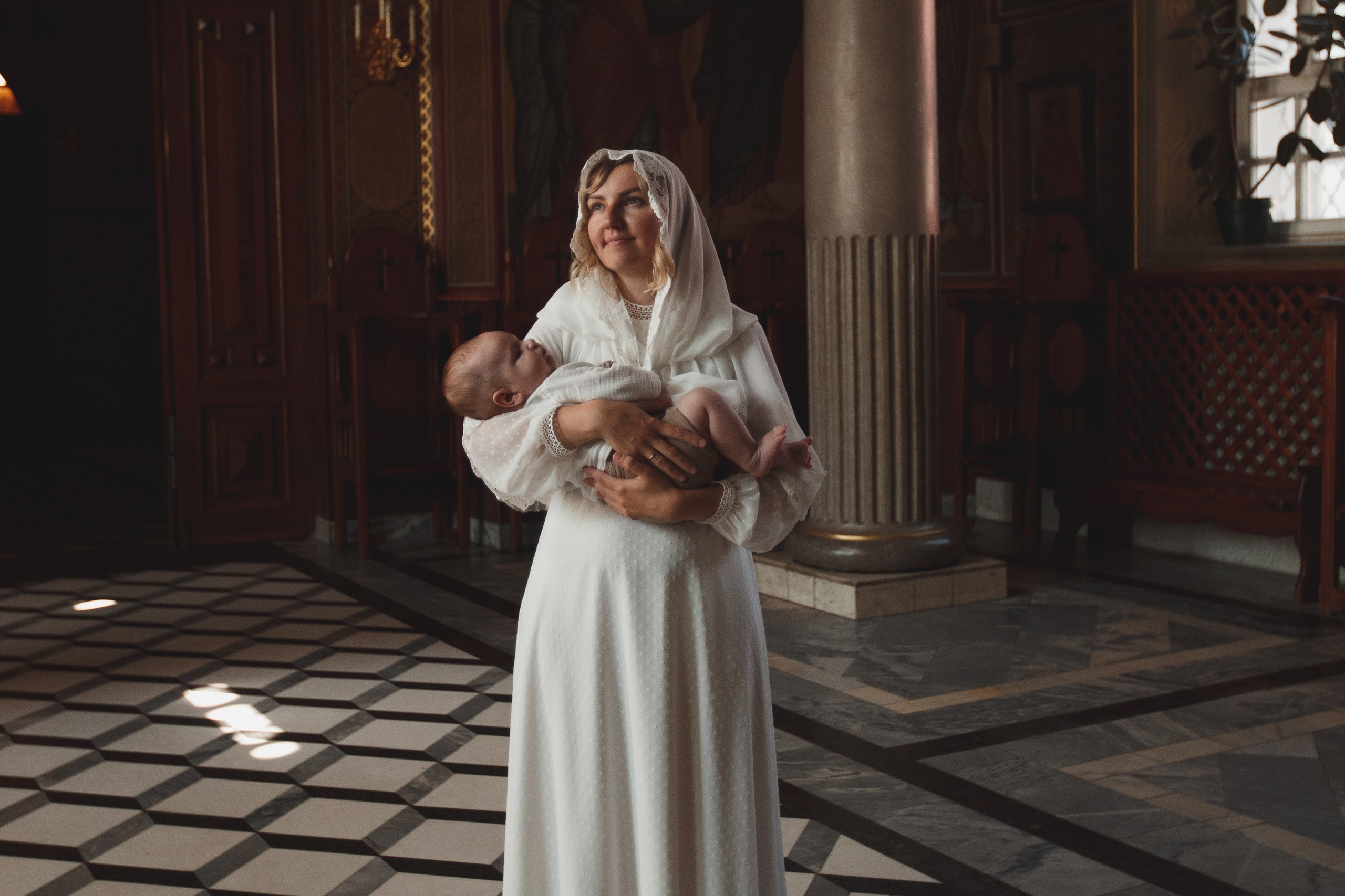 Фотосъёмка крещения в Преображенском Соборе в Белгороде.