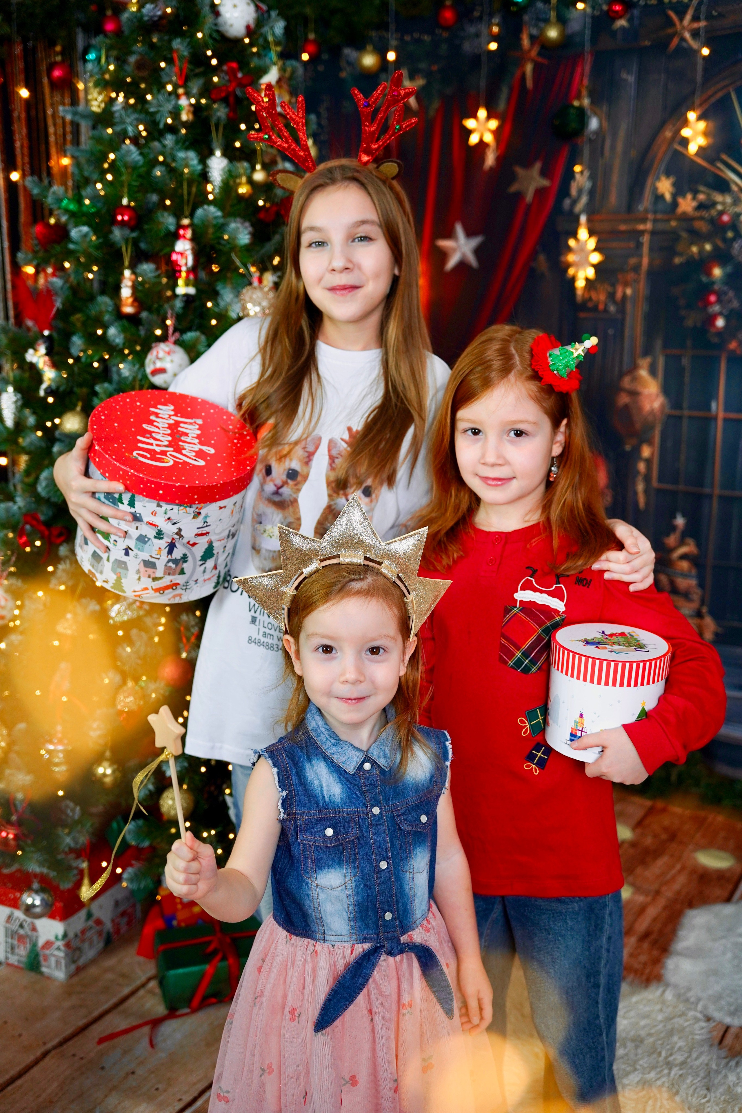 Новогодний фотопроект 2025 № 2. Семейный и детский фотограф Александра Гвоздикова