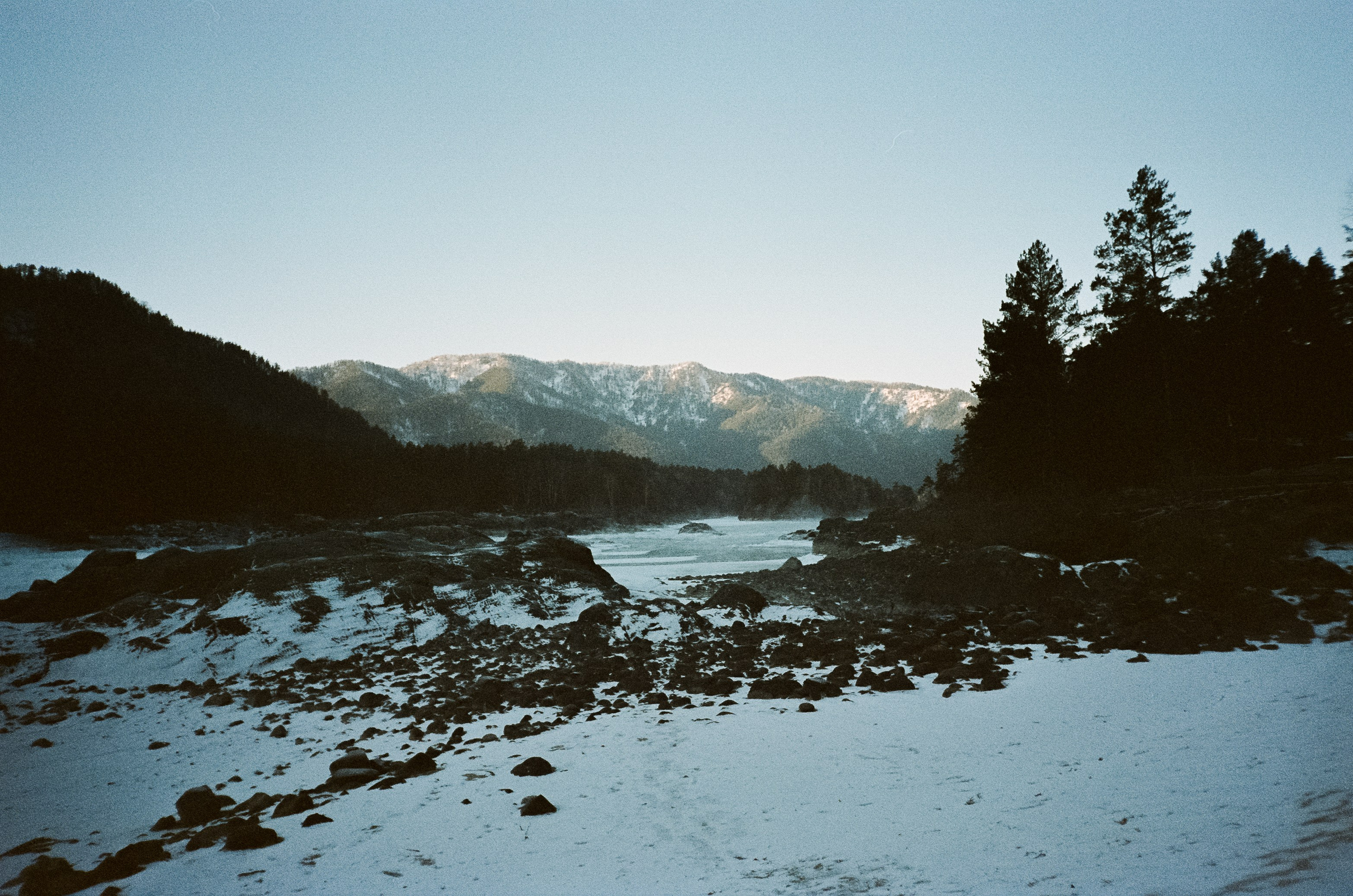 Кедровый остров в суровый мороз. Фотограф-документалист Мария Осокина