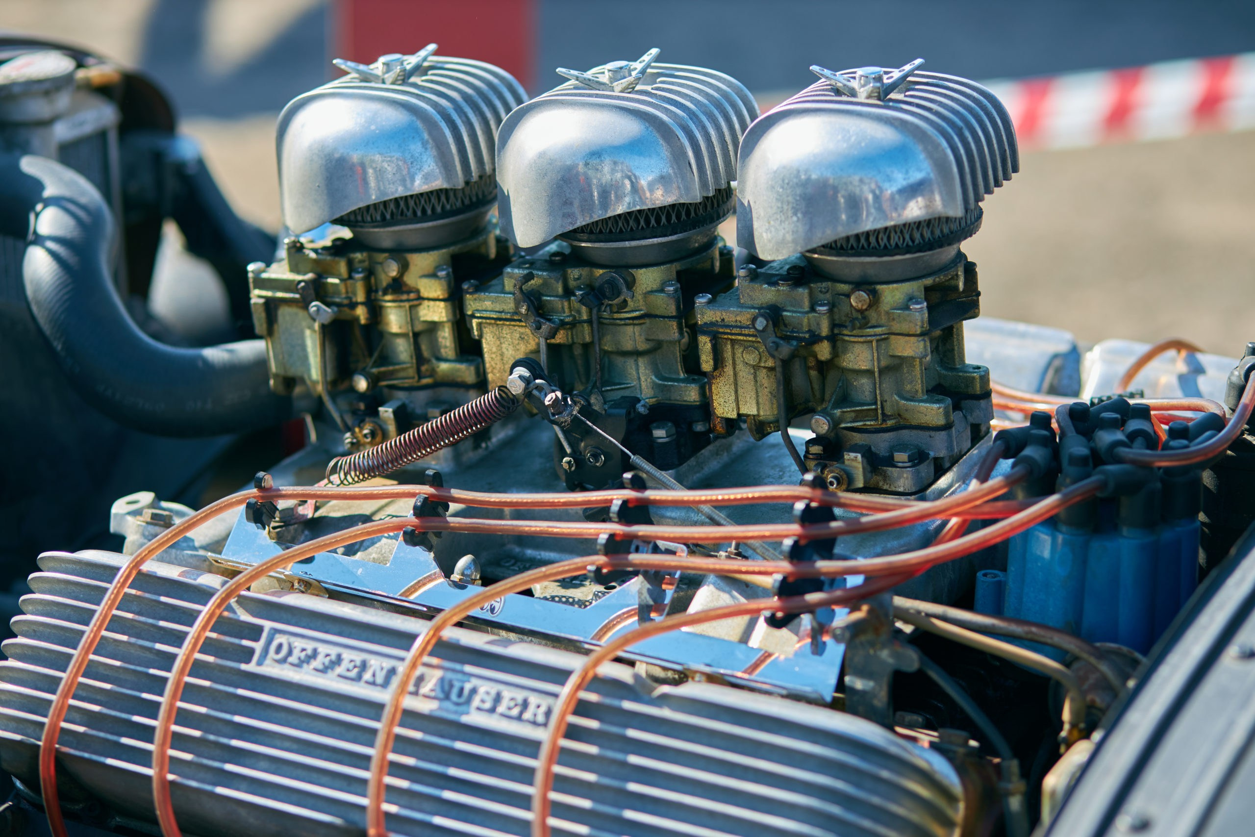 V-8 engine