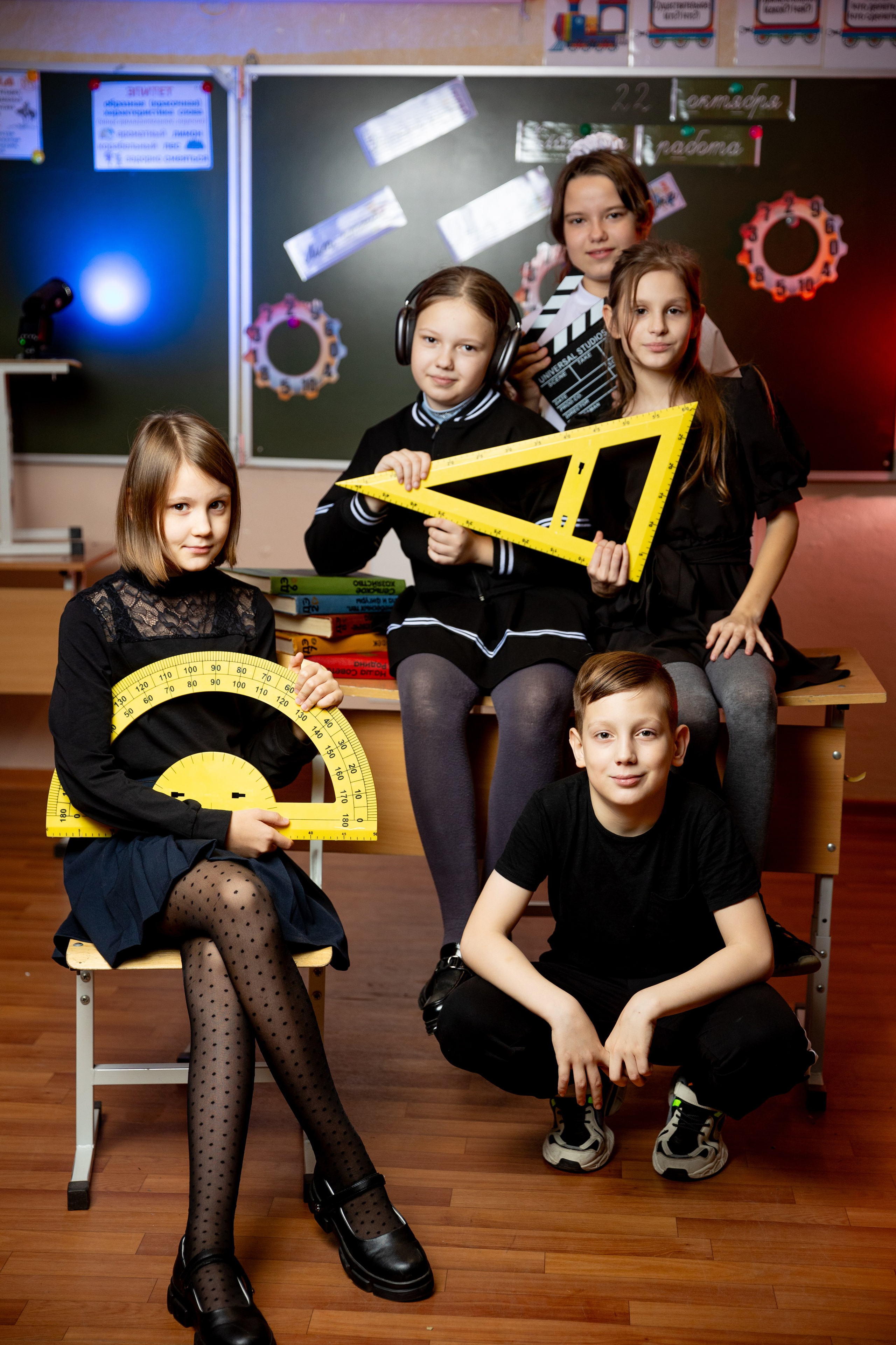 Школьная фотосессия 4 класс. Артём Печерин фотограф в Оленегорске