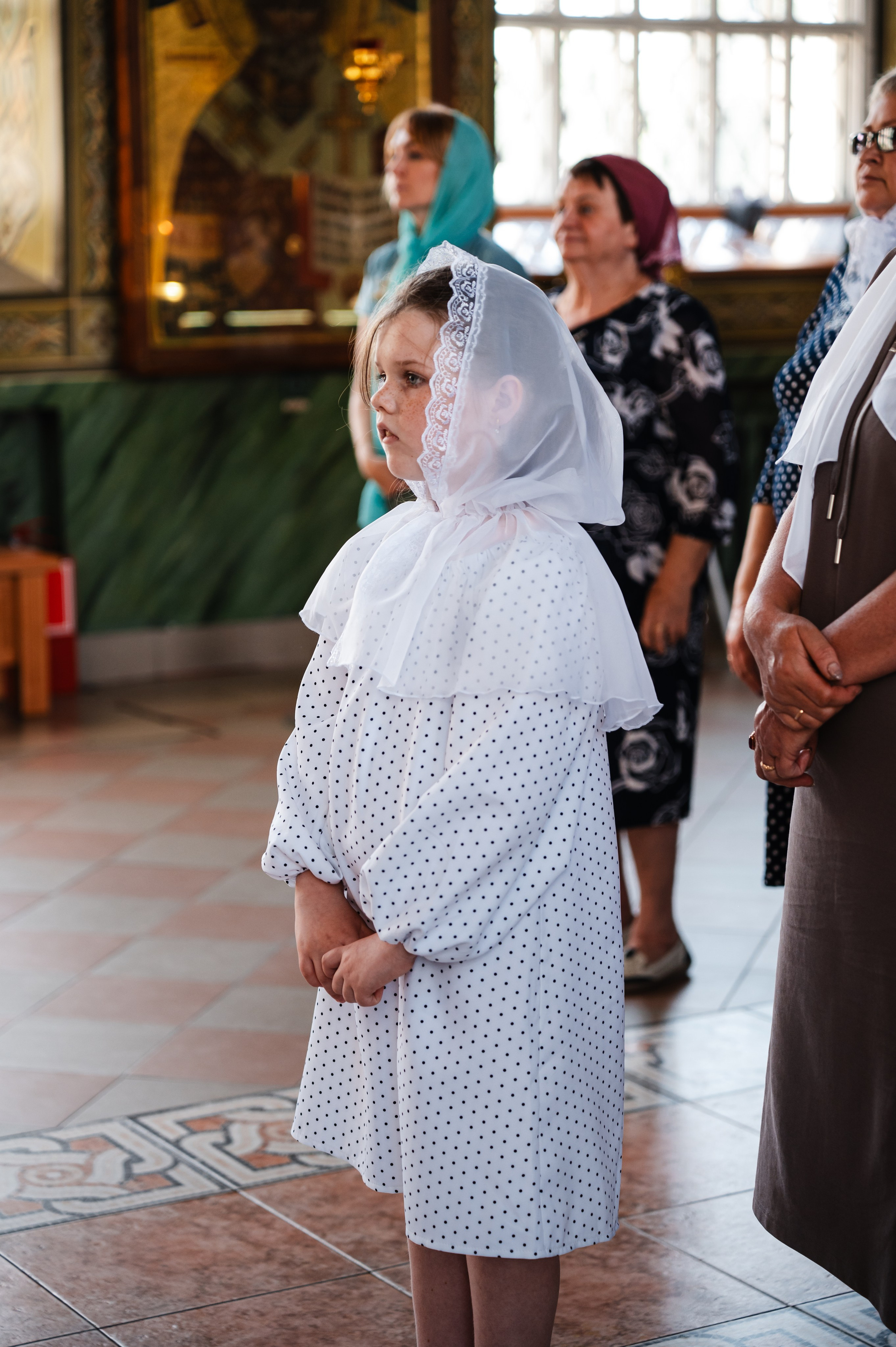 Таинство Крещения Дарьи (Храм Преполовения Пятидесятницы). Фотограф Ярута Оксана / Ростов-на-Дону