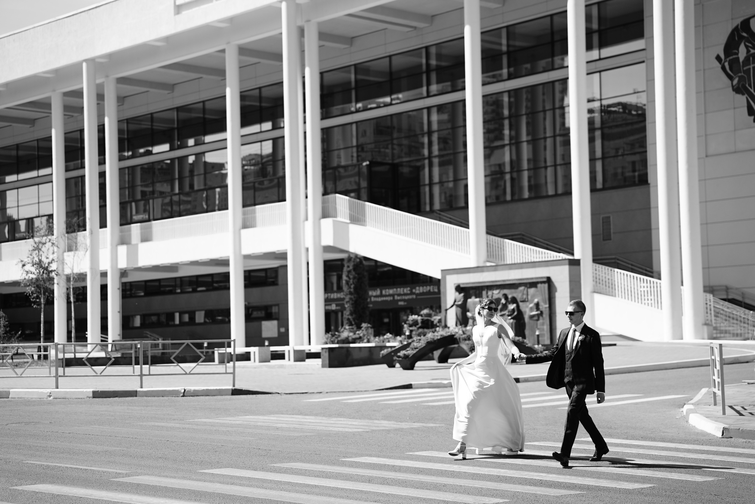 Иван и Виктория чб. Свадебный фотограф в Самаре Анна Ковалева