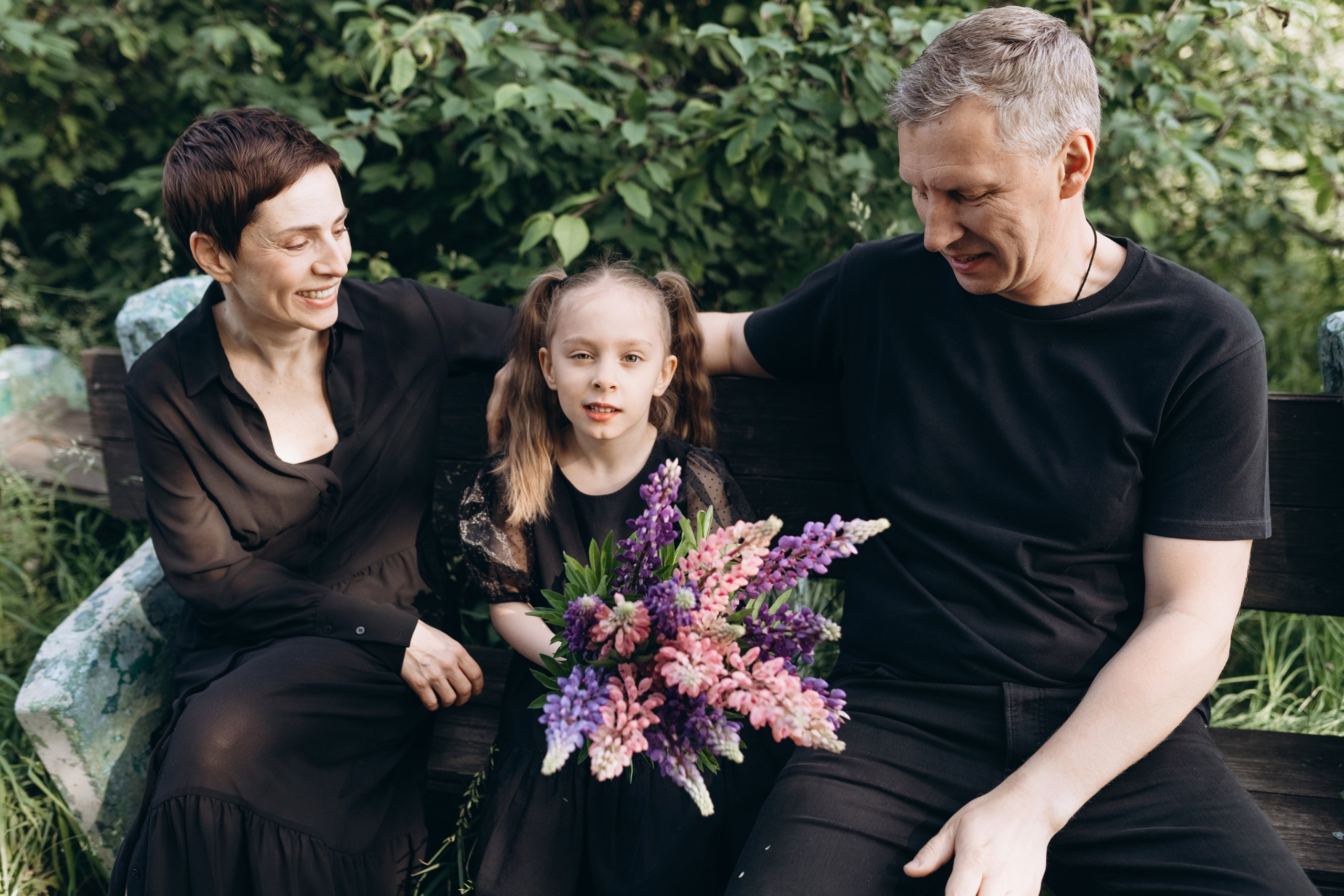 Паша, Женя, Маша. Фотограф Людмила Оюн