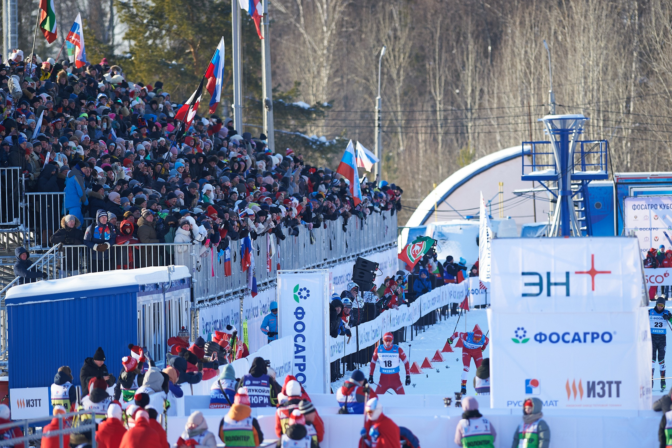 VI этап ФосАгро Кубка России по лыжным гонкам. Спринт. Ижевск 25.01.2025. Спортивный репортажный фотограф в Ижевске Сергей Мерзляков