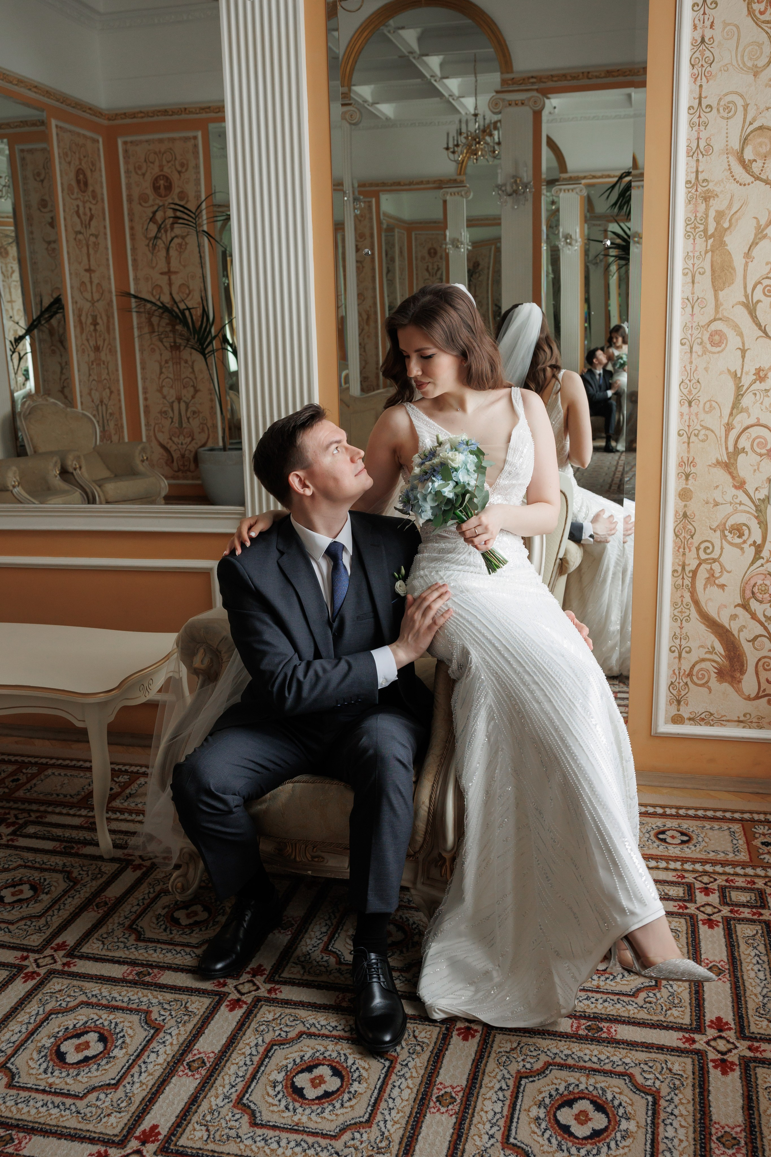 Даша и Дима, Грибоедовский ЗАГС. Свадебный и репортажный фотограф (Москва, Королев и другие)