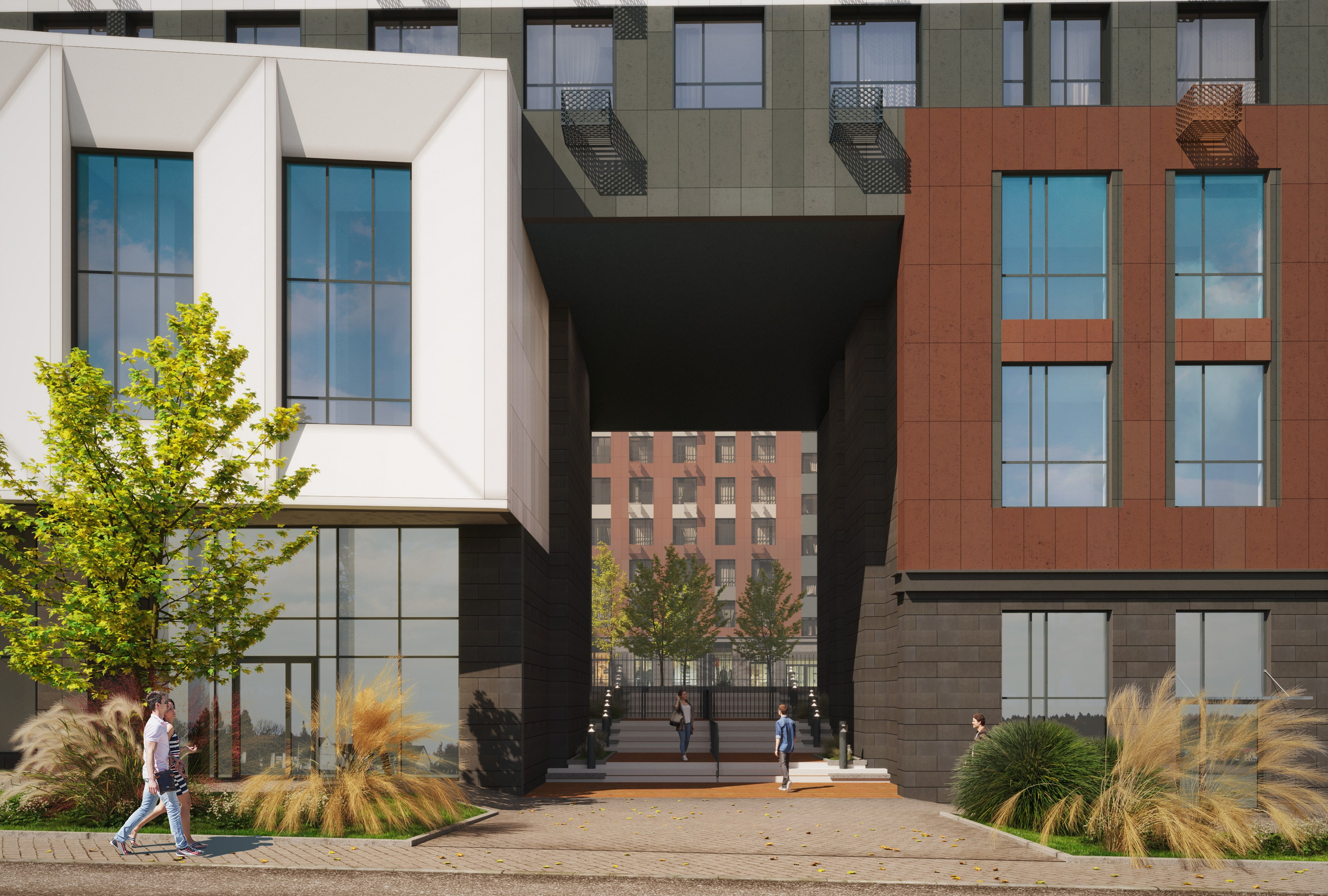 Жилой комплекс с ДОО. Иван Ваганов. Портфолио