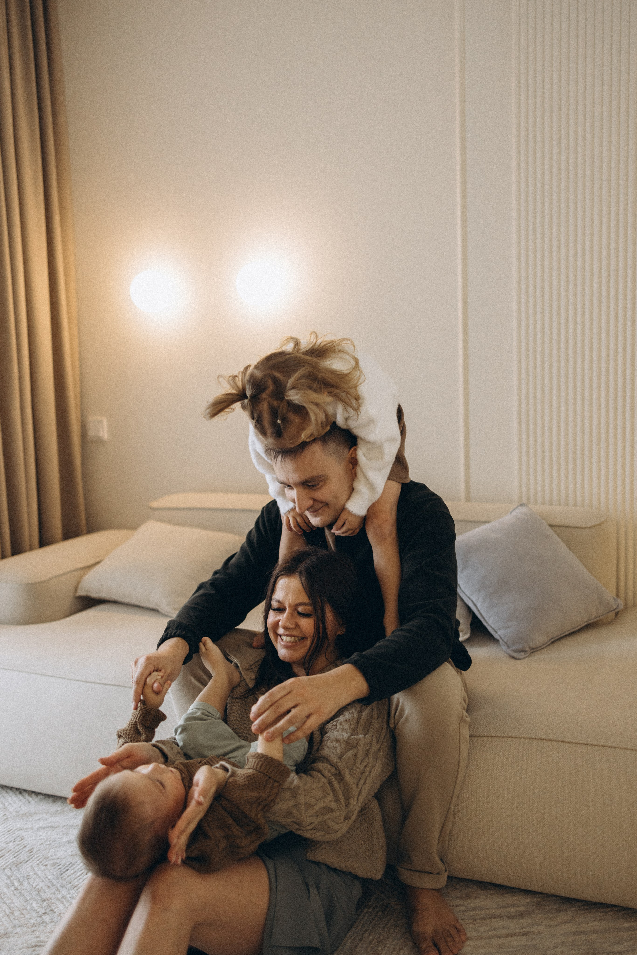 Новый года дома. Семейный и детский фотограф в Тюмени Вика Алленова