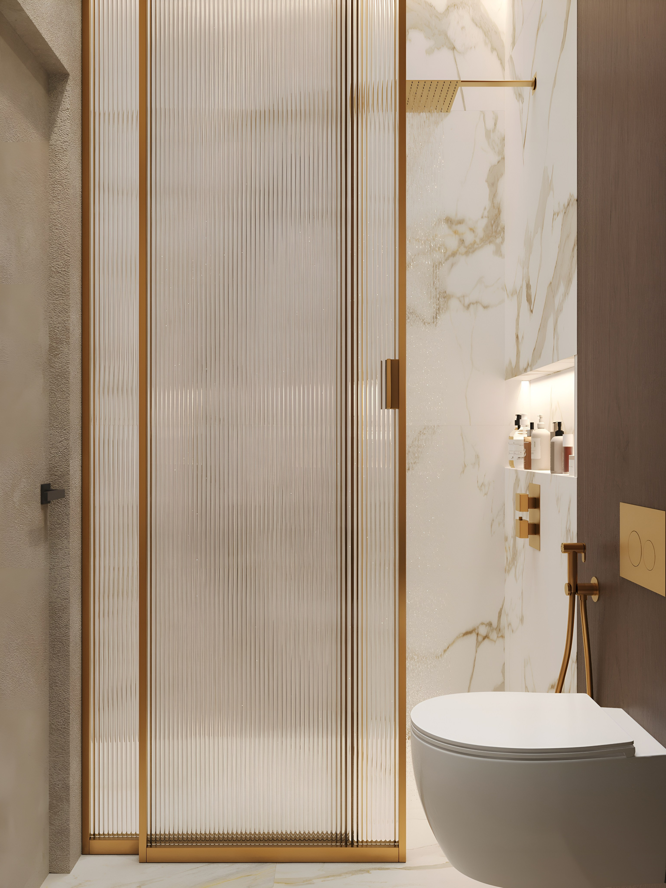 Душевая комната. 3D Визуализация интерьеров жилых и коммерческих помещений