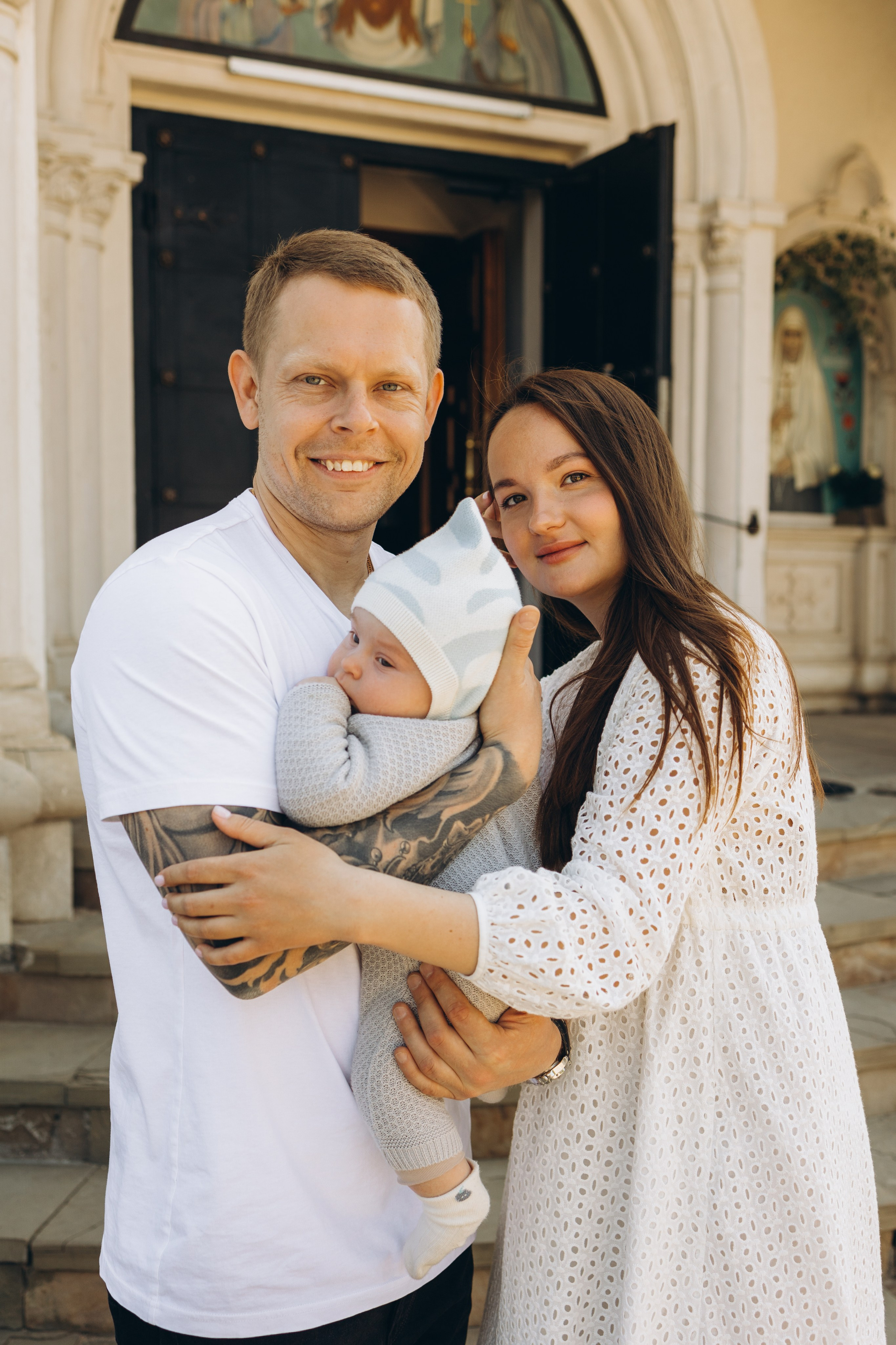 Крещение Егора. Семейный фотограф в Москве Виктория Ястребинская