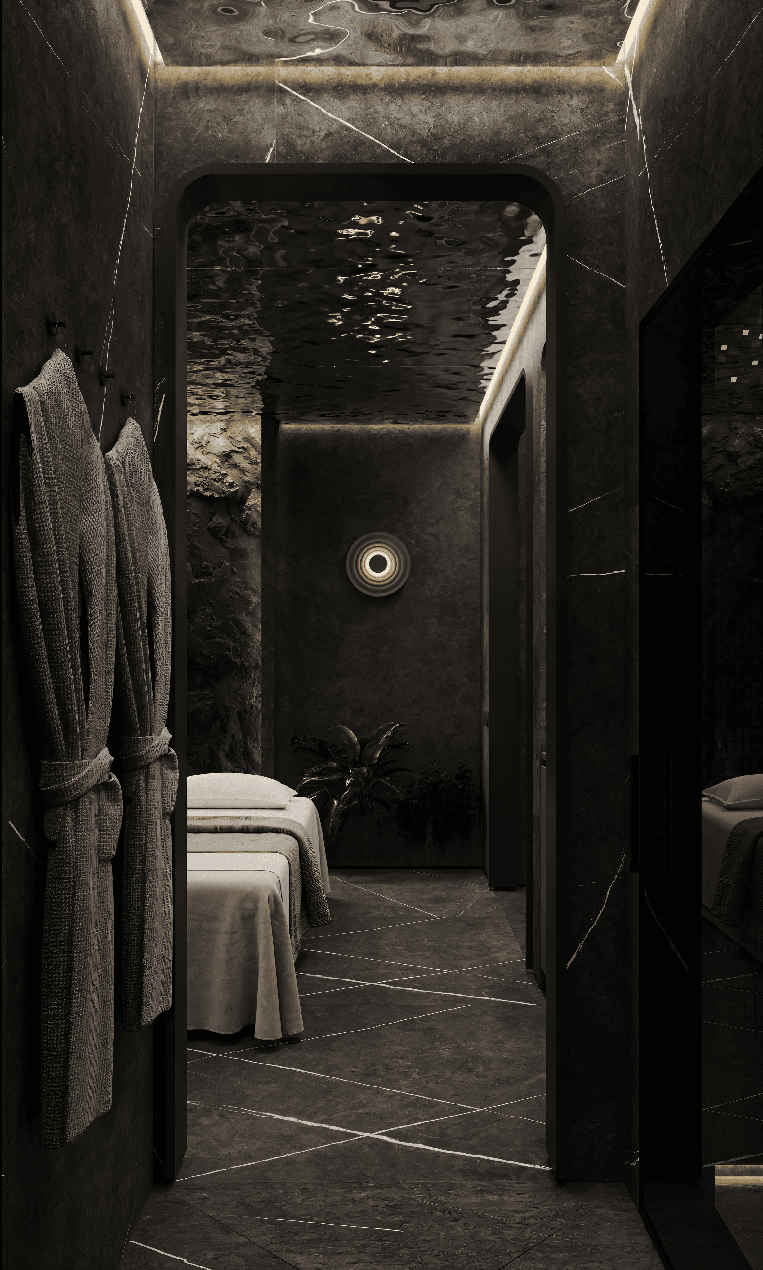 Спа салон IRDO г. Пермь. 3D Визуализация интерьера