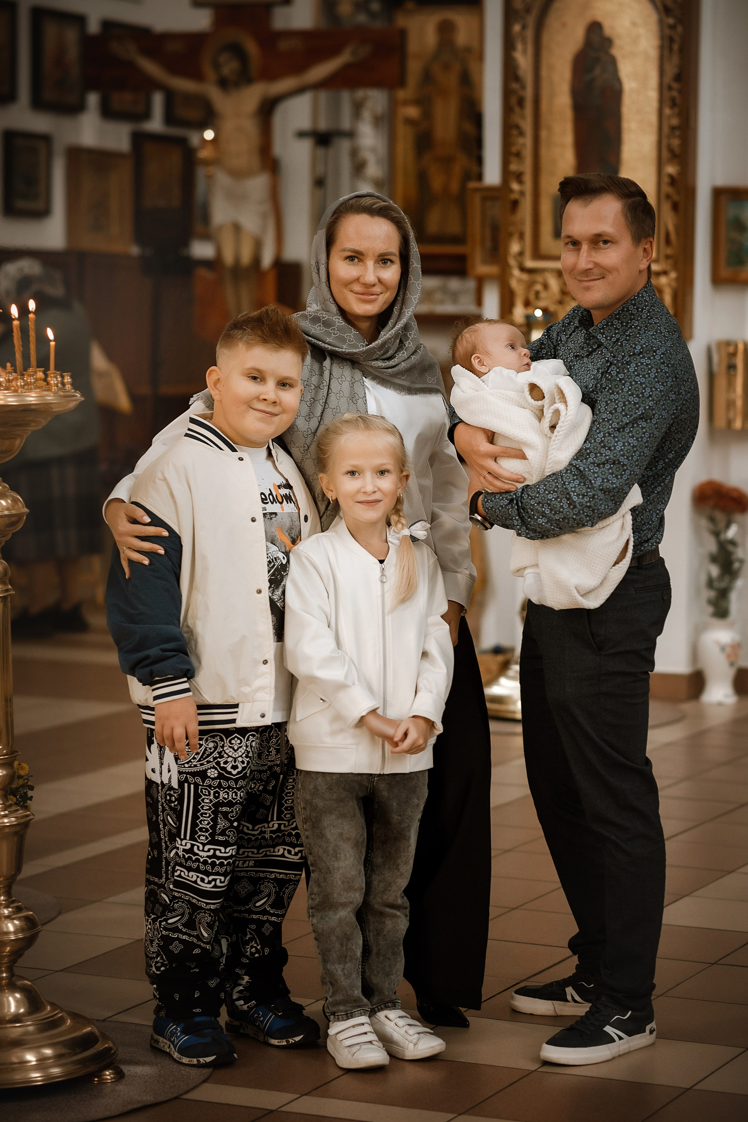 Крещение Кирилла _ Храм иконы БМ Целительница. Семейный фотограф в Ростове-на-Дону Татьяна Литвинова