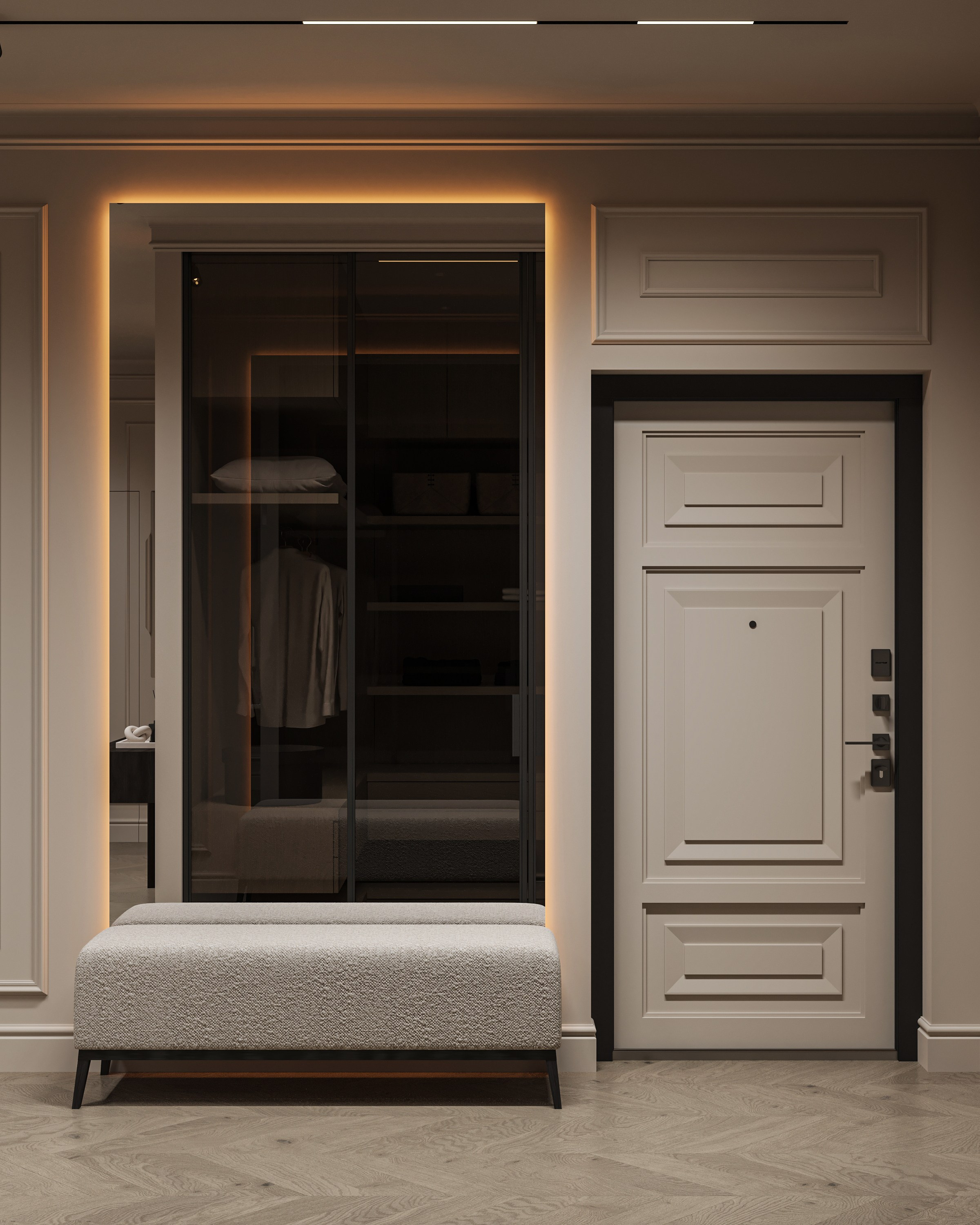 Кухня-гостиная ЖК «Континенталь». 3D визуализация интерьера Надежда Соколова