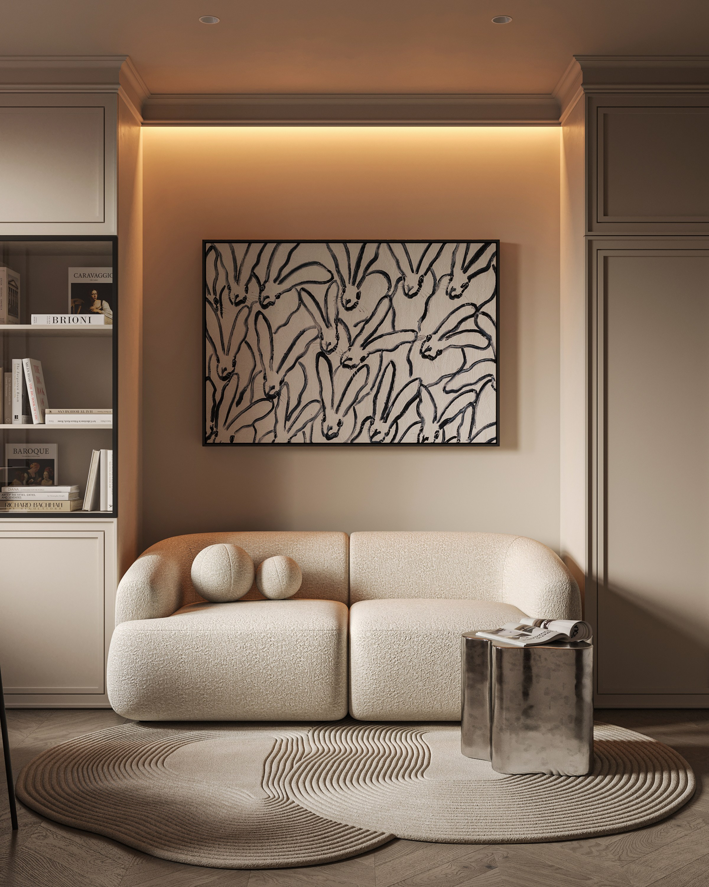 Кабинет ЖК «Континенталь». 3D визуализация интерьера Надежда Соколова