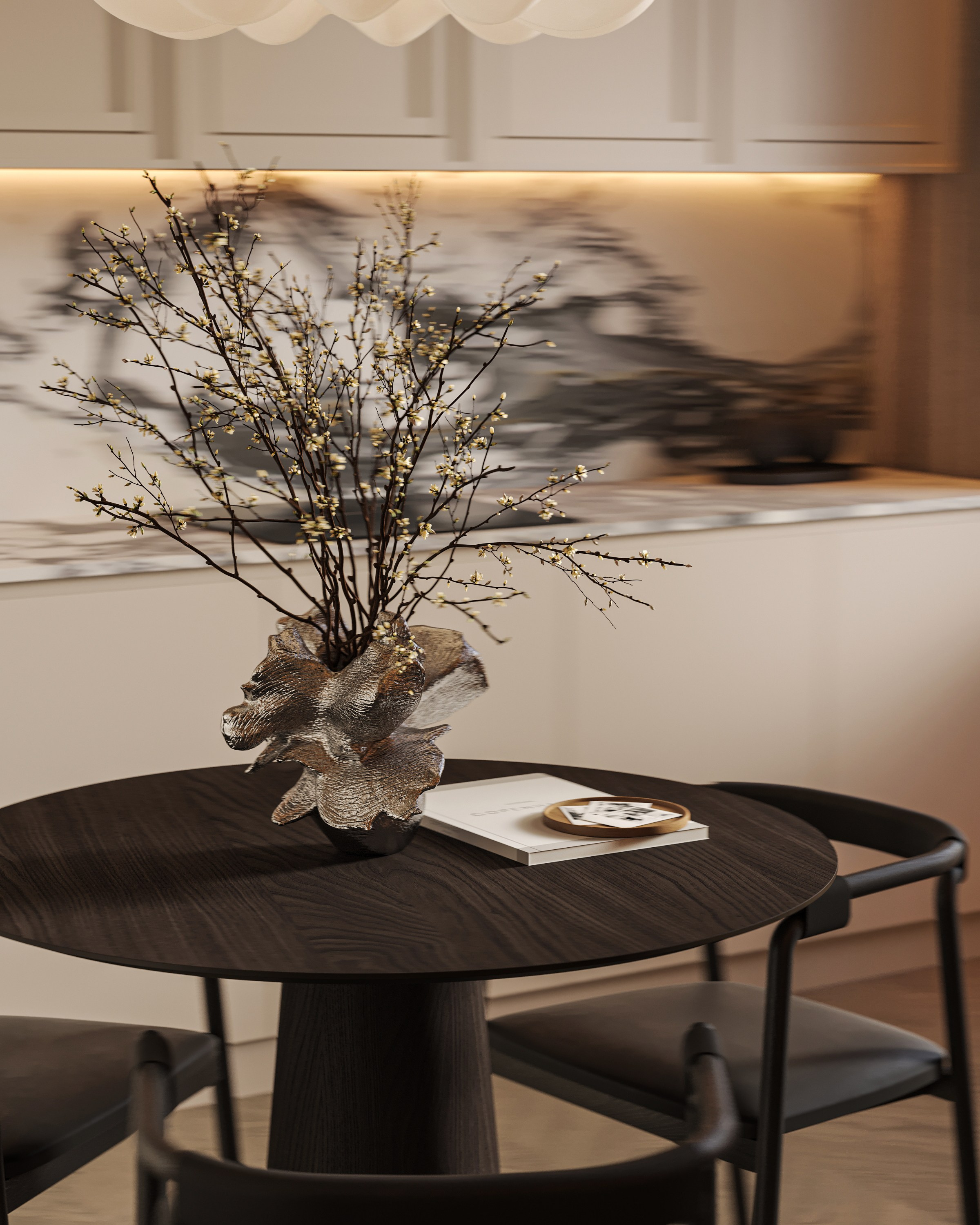 Кухня-гостиная ЖК «Континенталь». 3D визуализация интерьера Надежда Соколова