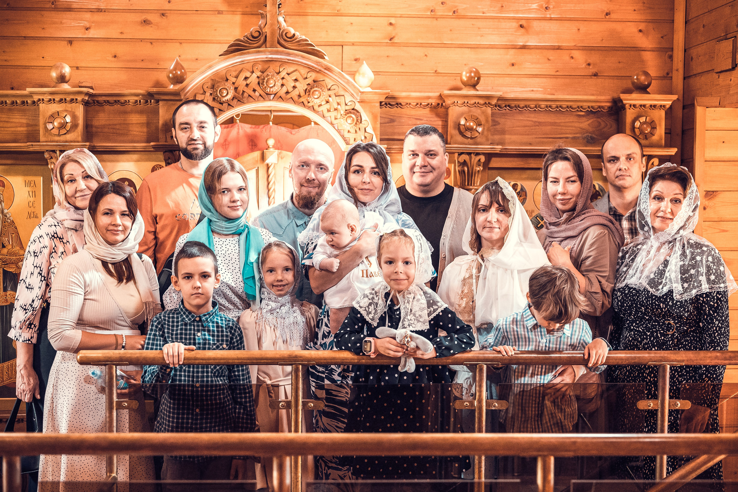 Крещение Павла. Семейный и детский фотограф Москва